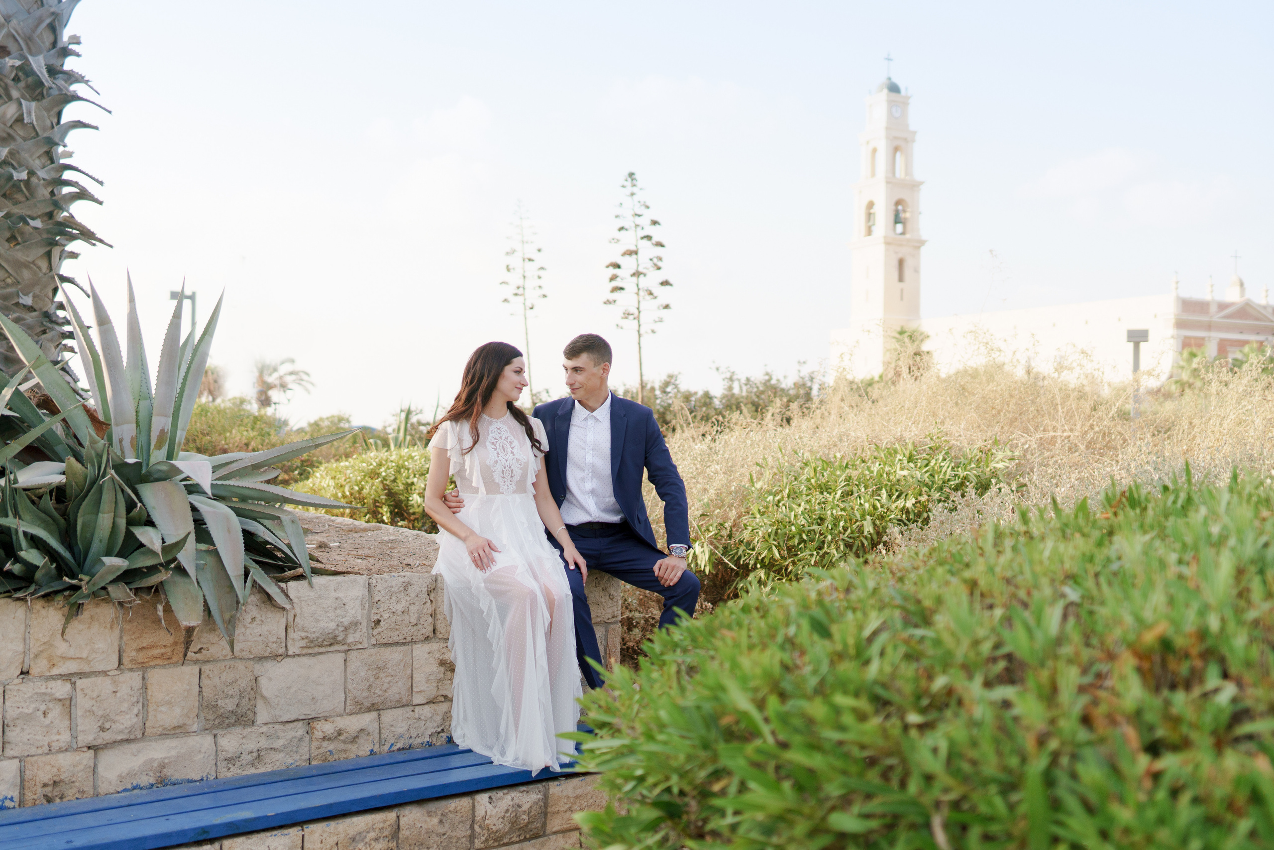 Свадебная прогулка в старом городе Яффо, Настя и Артем. Фотограф и видеограф в Португалии