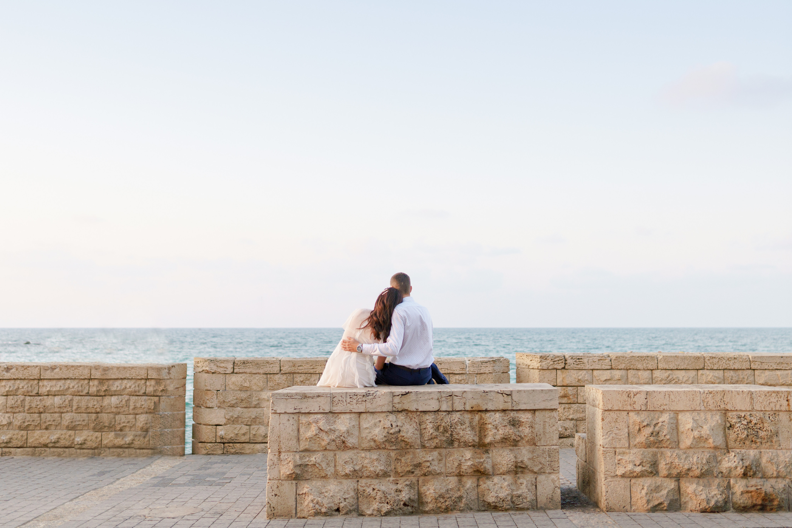 Свадебная прогулка в старом городе Яффо, Настя и Артем. Фотограф и видеограф в Португалии