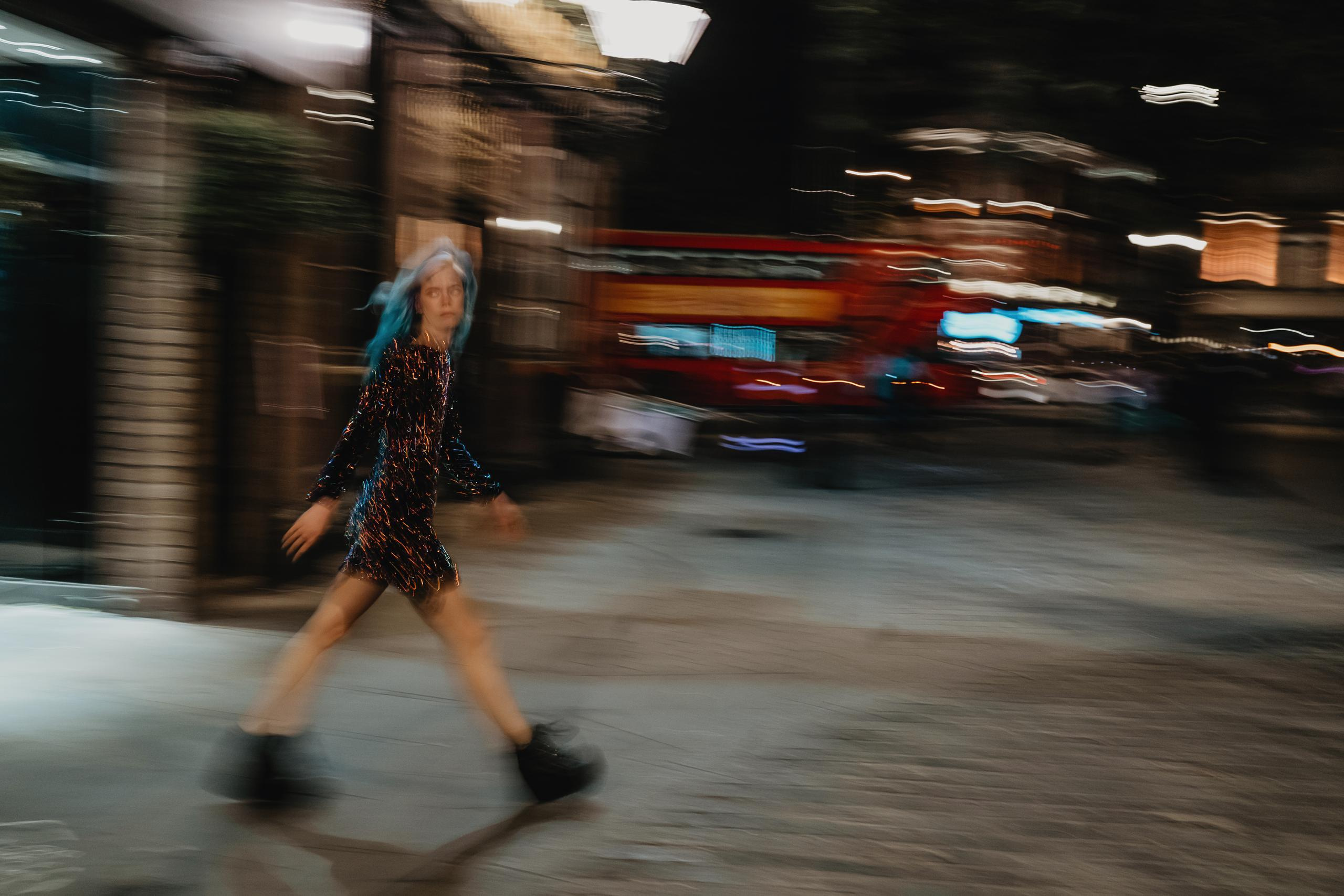 Night session in Soho. London portrait and family photographer
