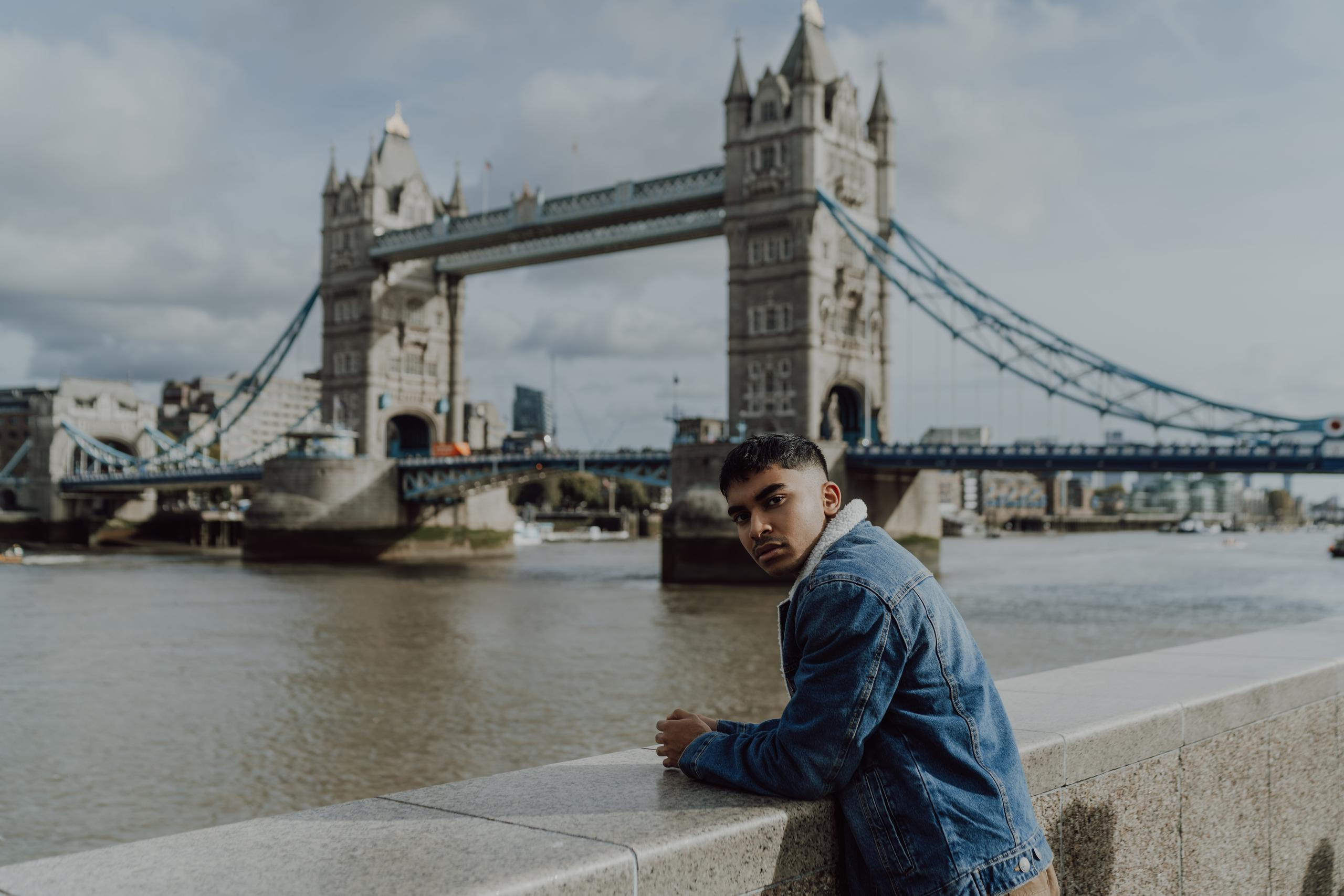 Portrait session by Tower Bridge. London portrait and family photographer