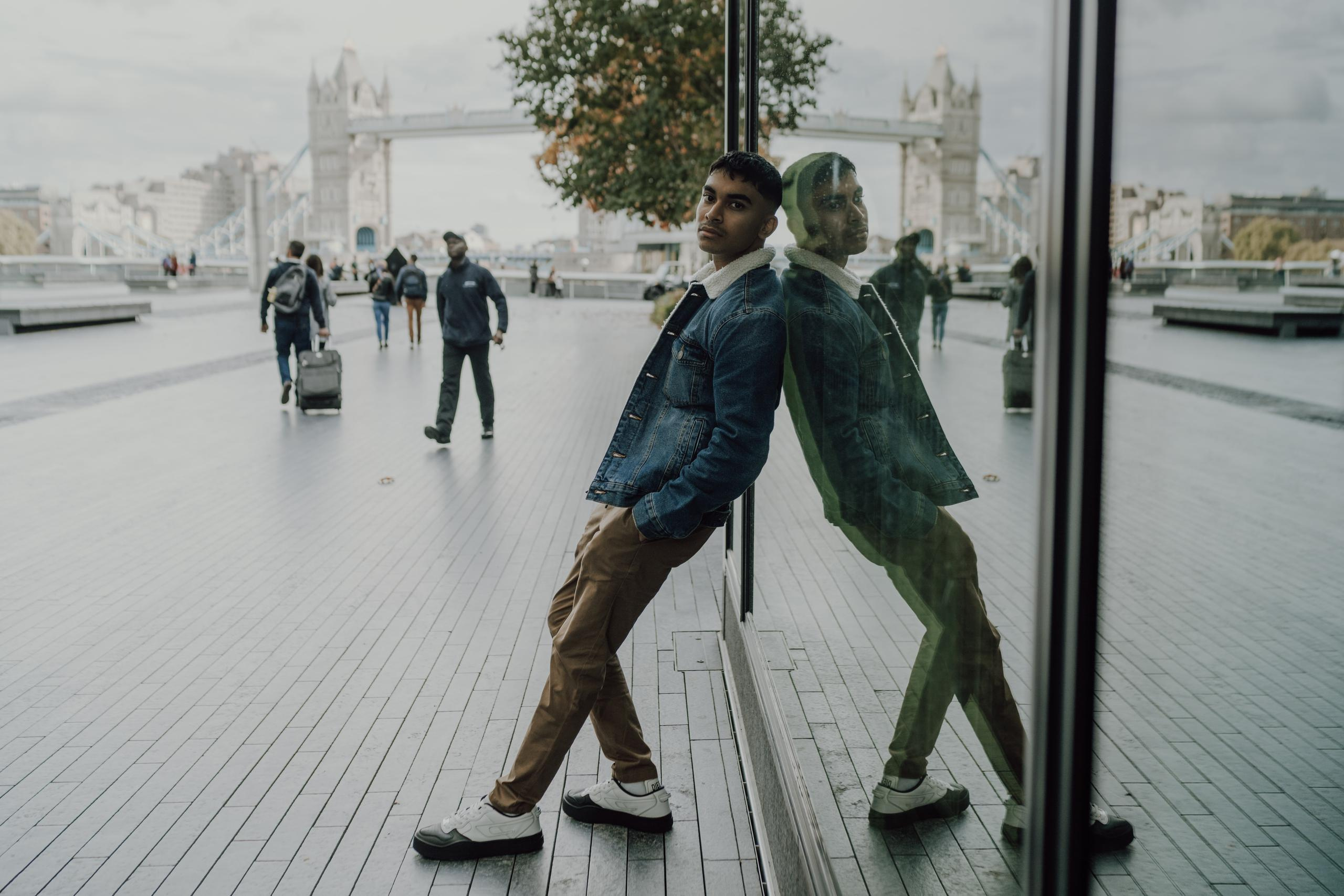 Portrait session by Tower Bridge. London portrait and family photographer
