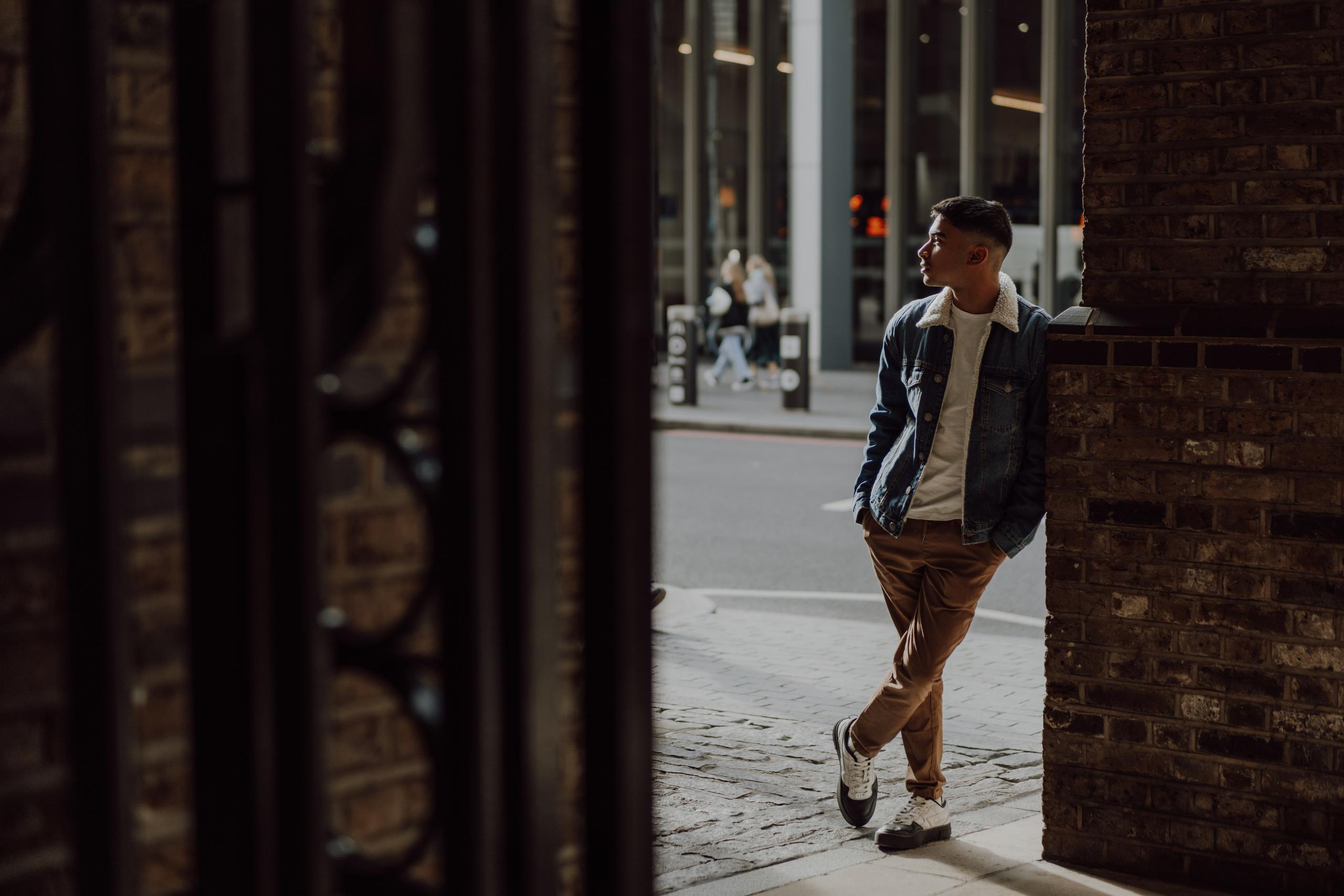 Portrait session by Tower Bridge. London portrait and family photographer