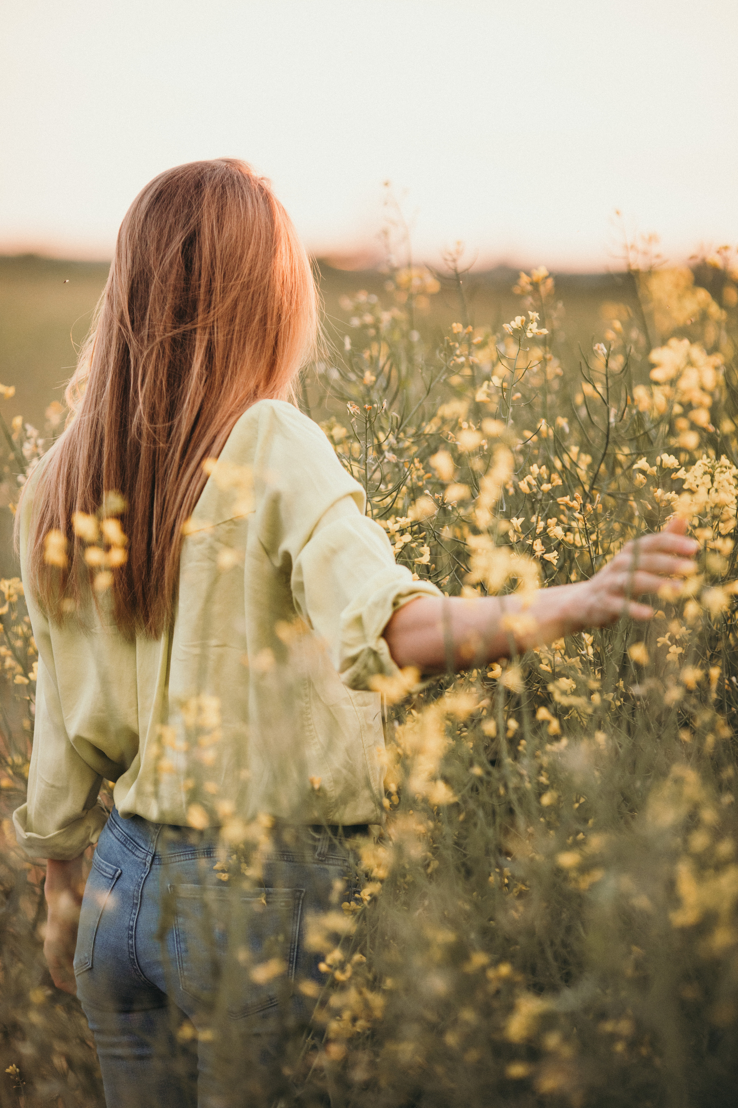Blühende Rapsfelder im Frühling. Kristina Podolyakova - Fotografin in Ludwigsburg