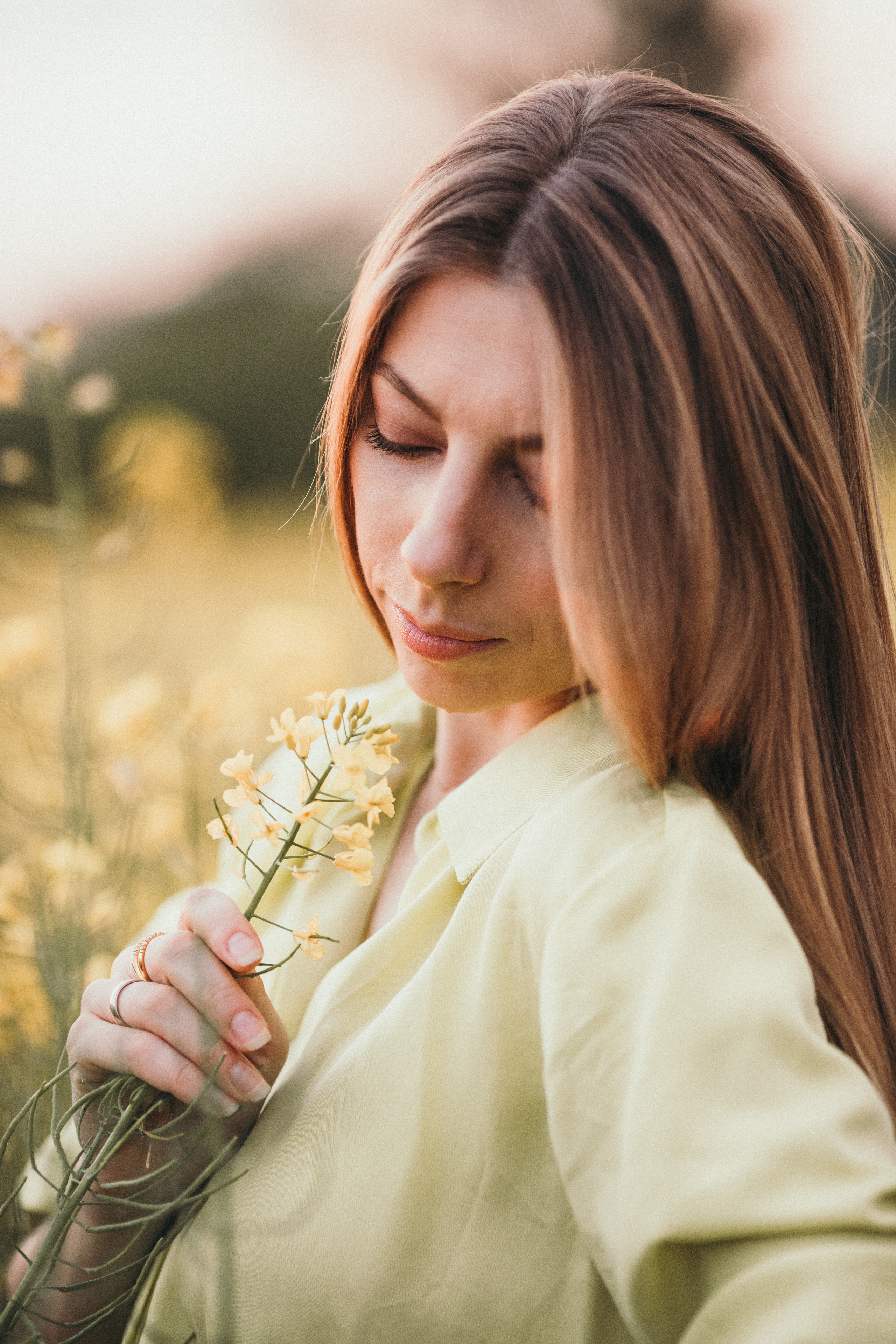 Blühende Rapsfelder im Frühling. Kristina Podolyakova - Fotografin in Ludwigsburg