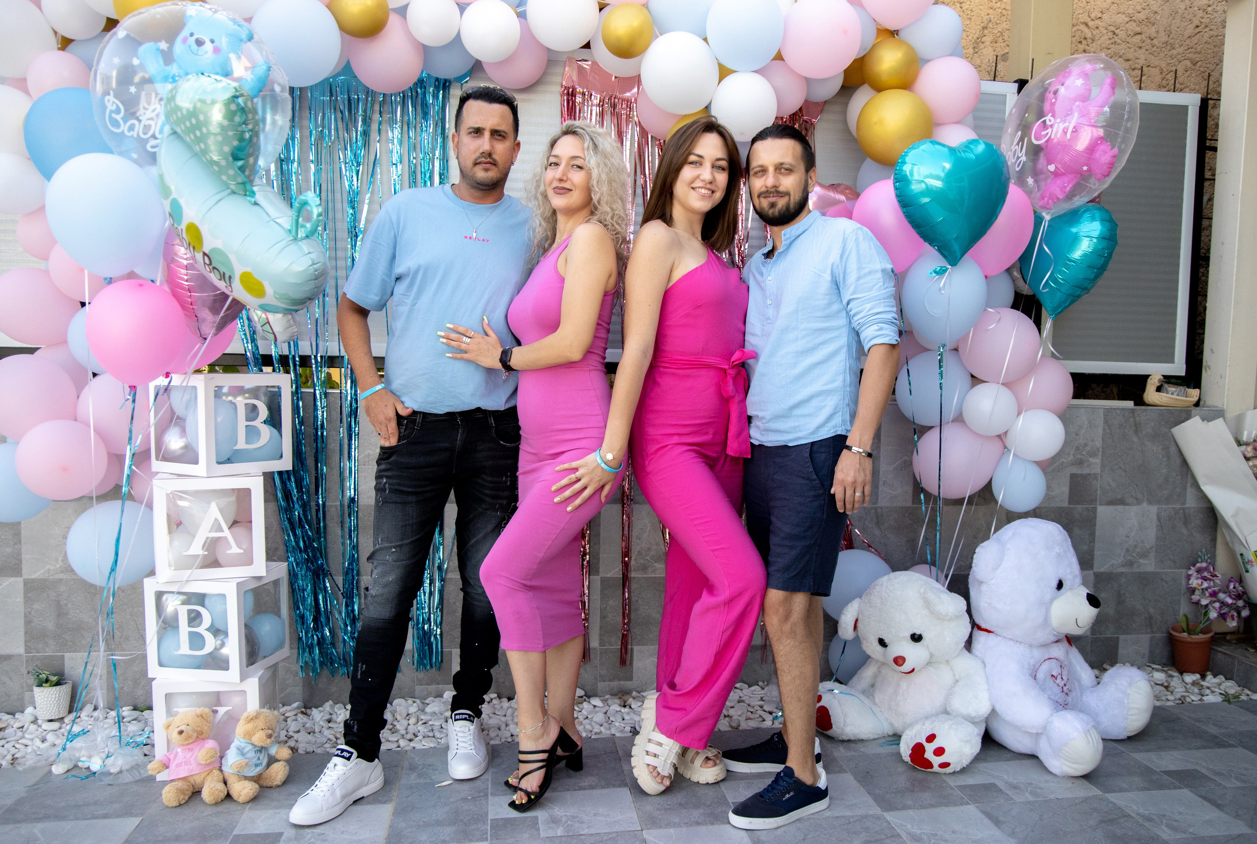 Gender Party for Alina and Michael. Home