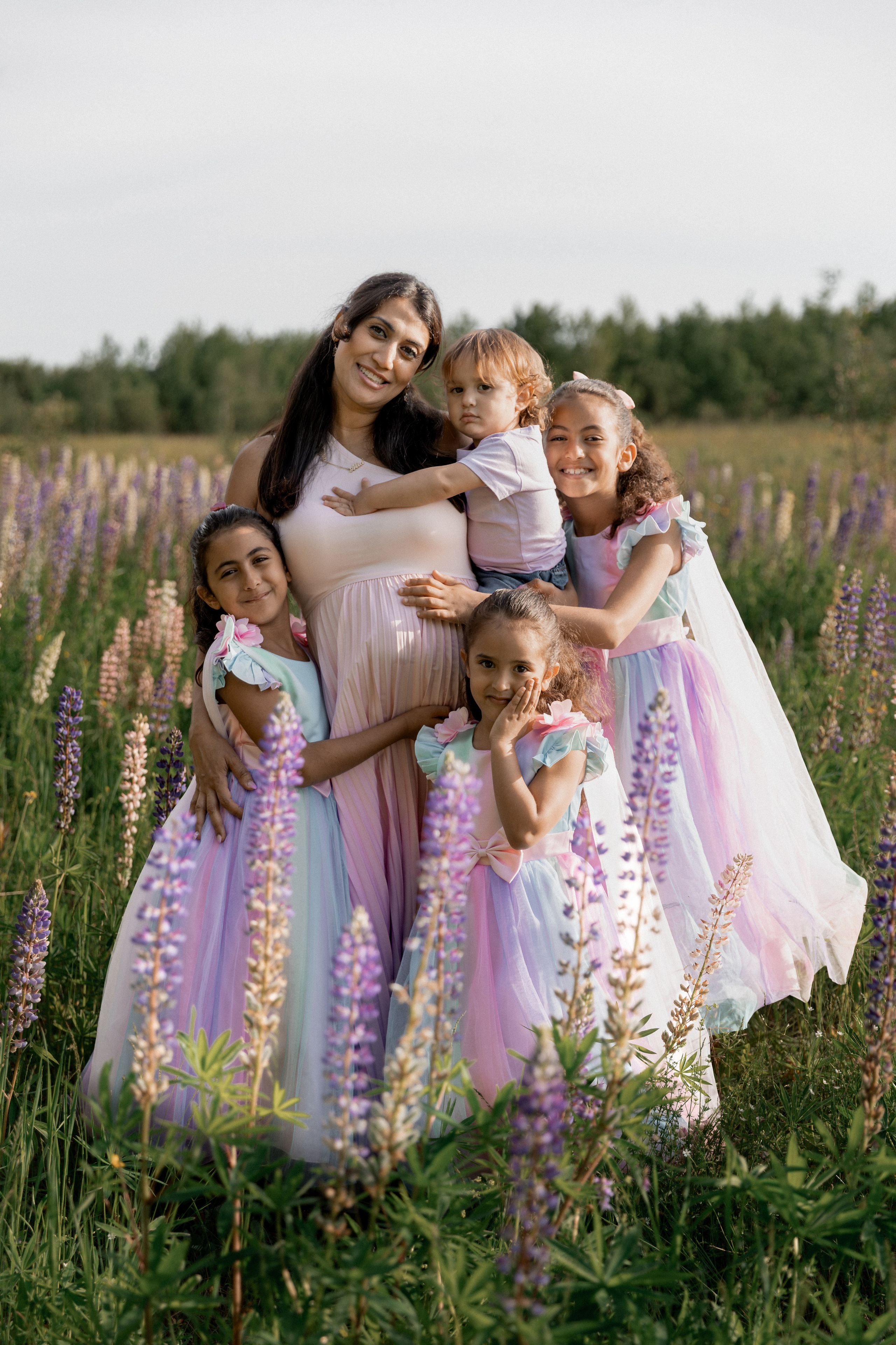 Heba & her Kids. Eugenia Guryev Photography | Portrait & Family Photographer in Moncton, New Brunswick