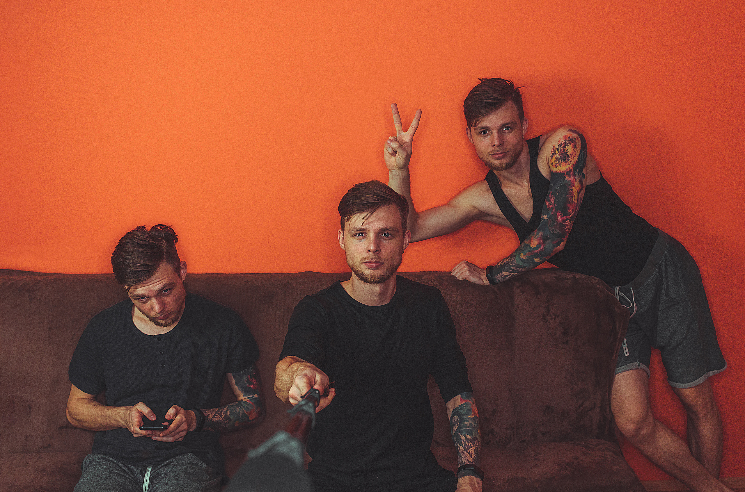 Creative multiple fun self portraits - "Selfie" - Dimitri Ilkov photography