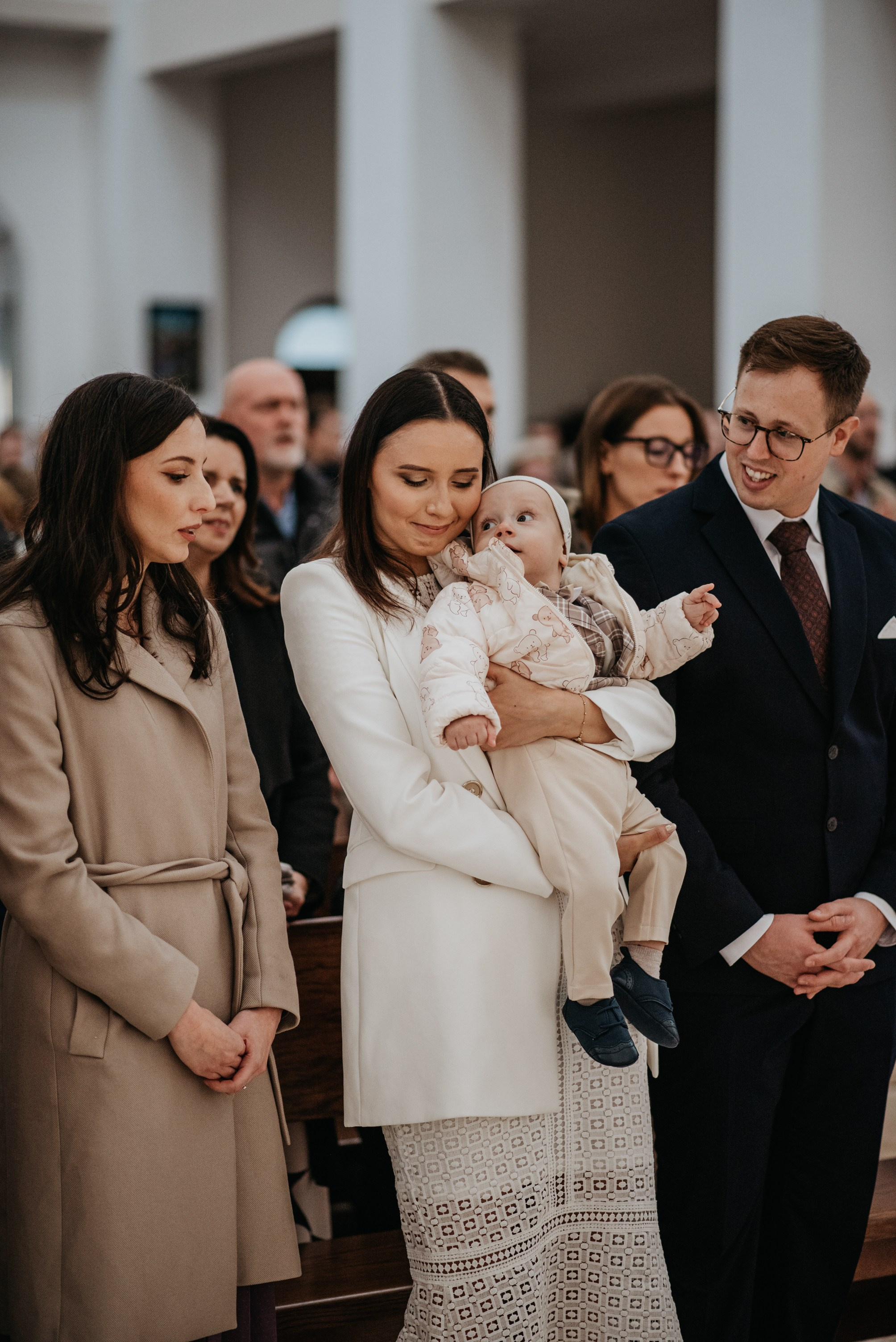 Chrzest Święty Wojtka. Dominika Strachacka Fotografia | Fotograf ślubny i rodzinny Opole Lubelskie Lublin