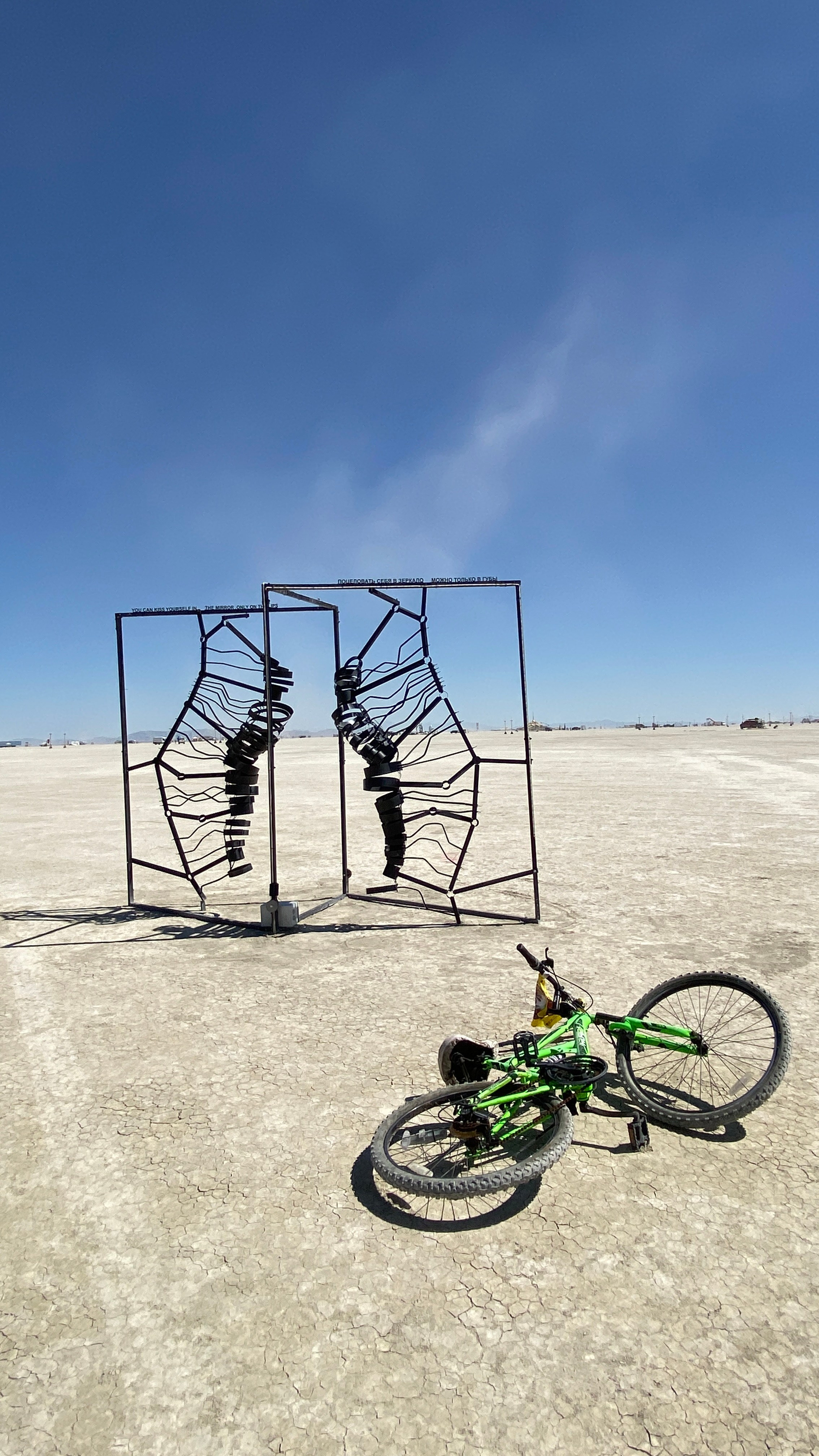 Первая скульптура из Республики Беларусь на Burning man. Nevada. USA