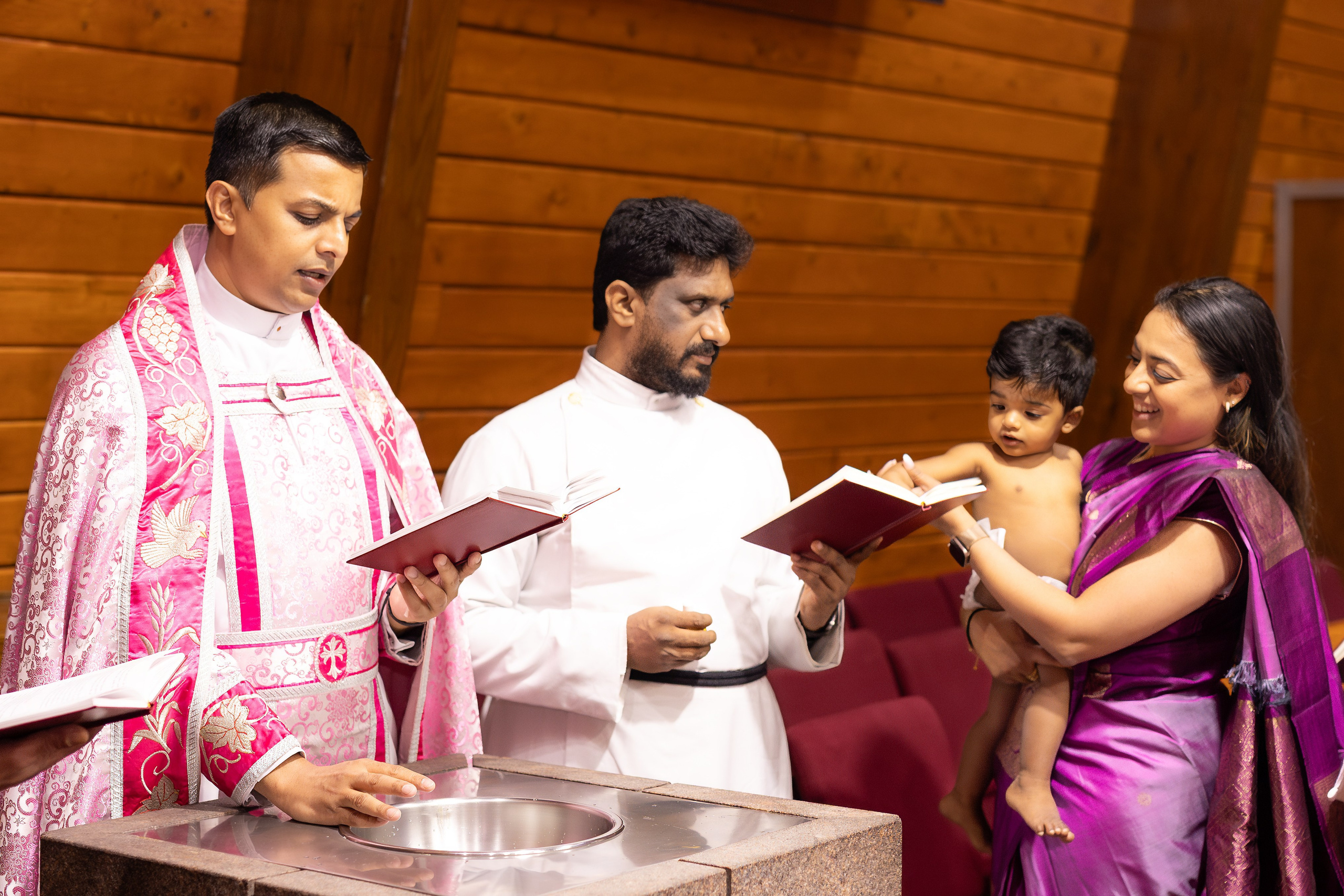 Baptist Church Baptism of a One-Year-Old Boy. Family, lifestyle, and commercial photography in New York and New Jersey