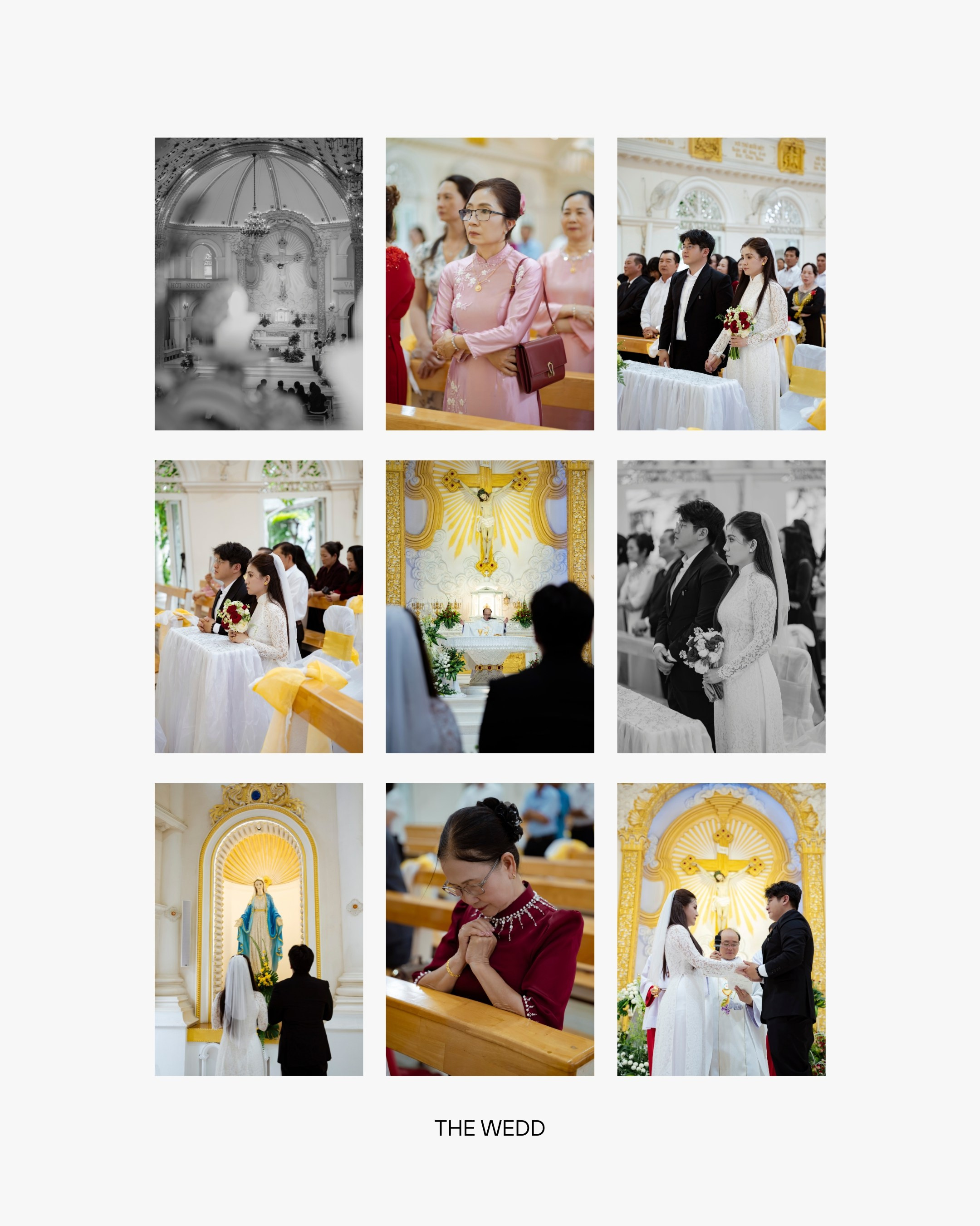 NHÀ THỜ — ANH & TRANG. WEDDING PHOTOGRAPHER IN VIETNAM