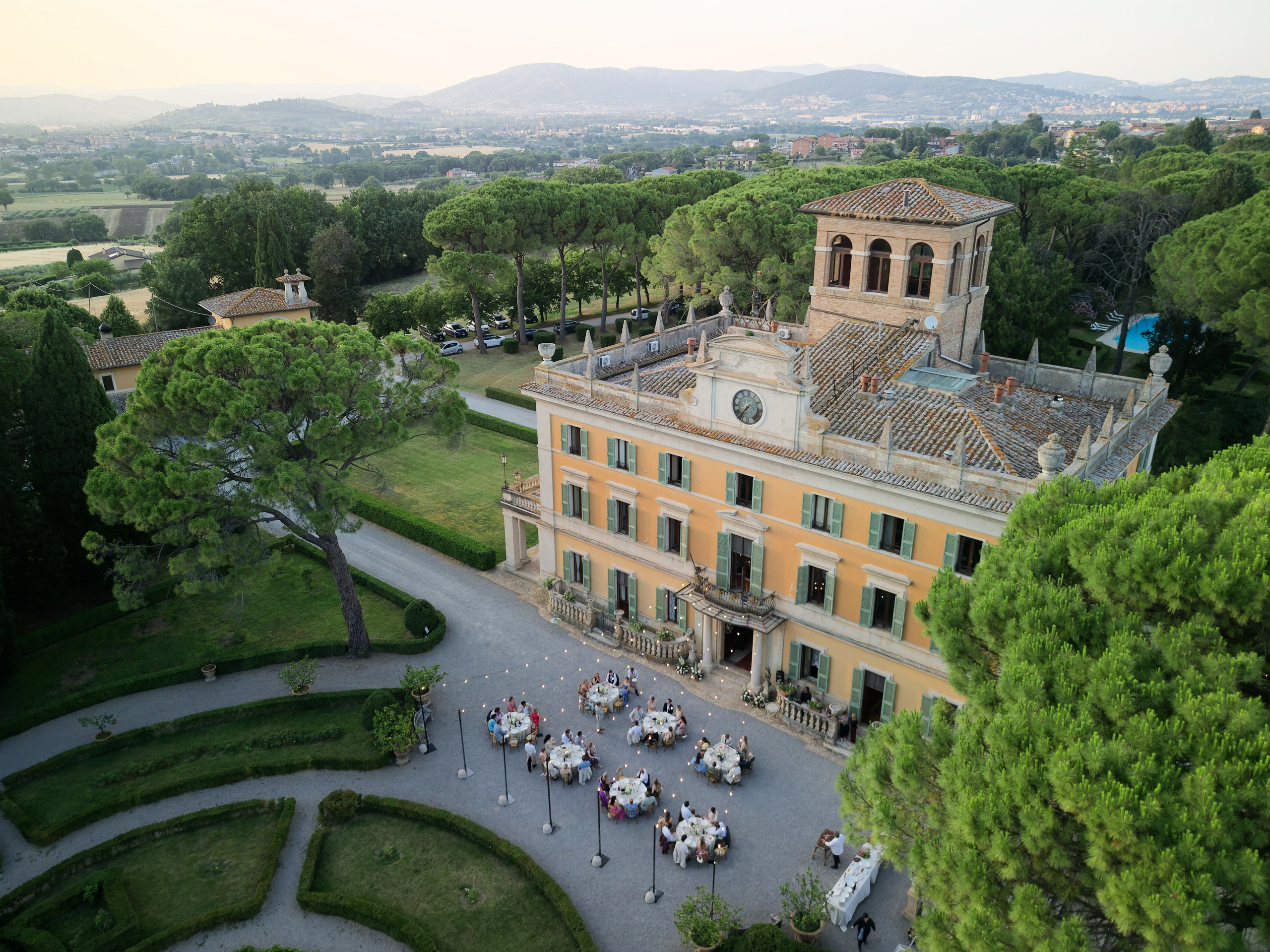 Wedding at La Torre di Pila, Umbria, Italy