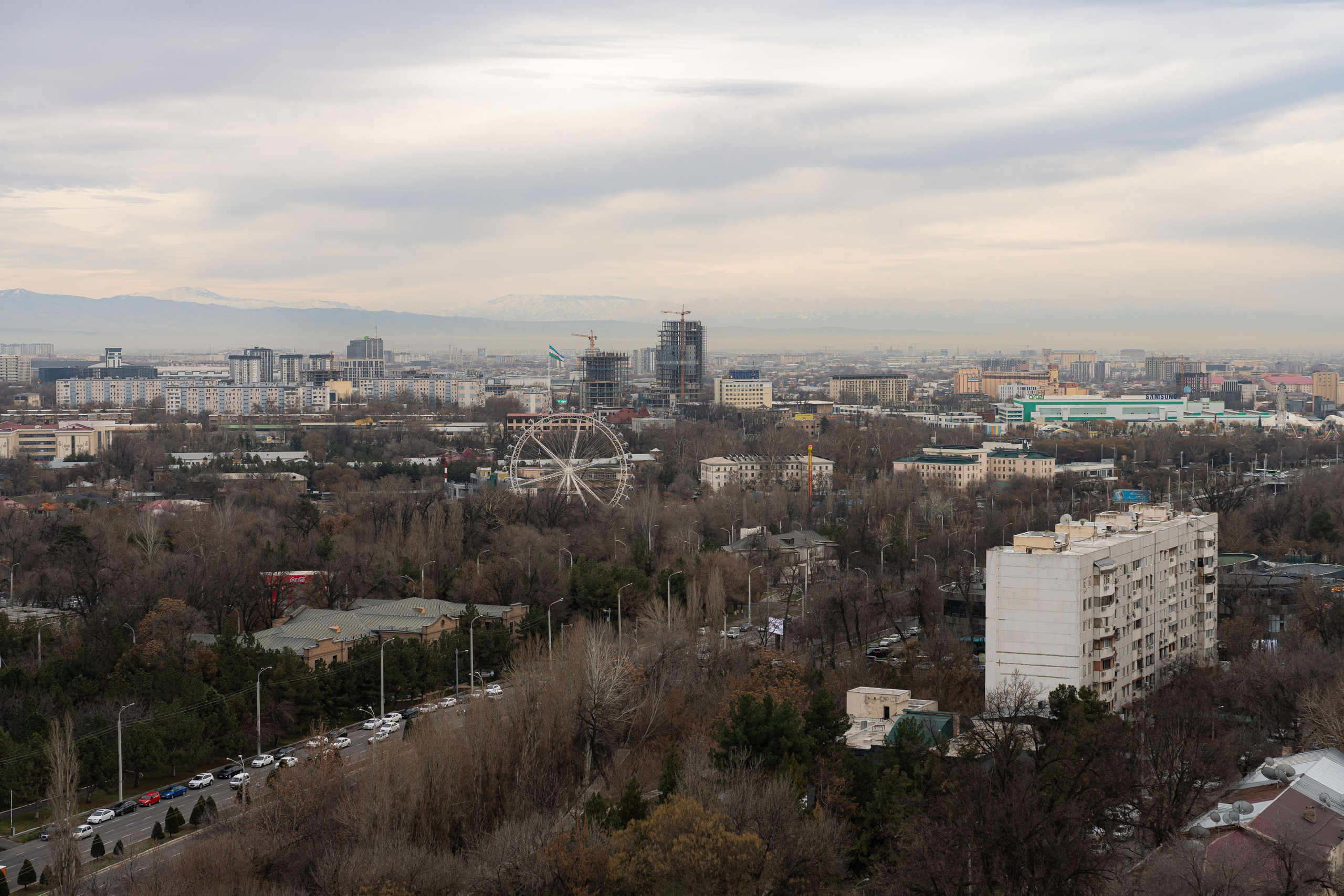 Смог в Ташкенте или Взгляд на город с высоты птичьего полета. Георгий Намазов | Фотограф в Ташкенте