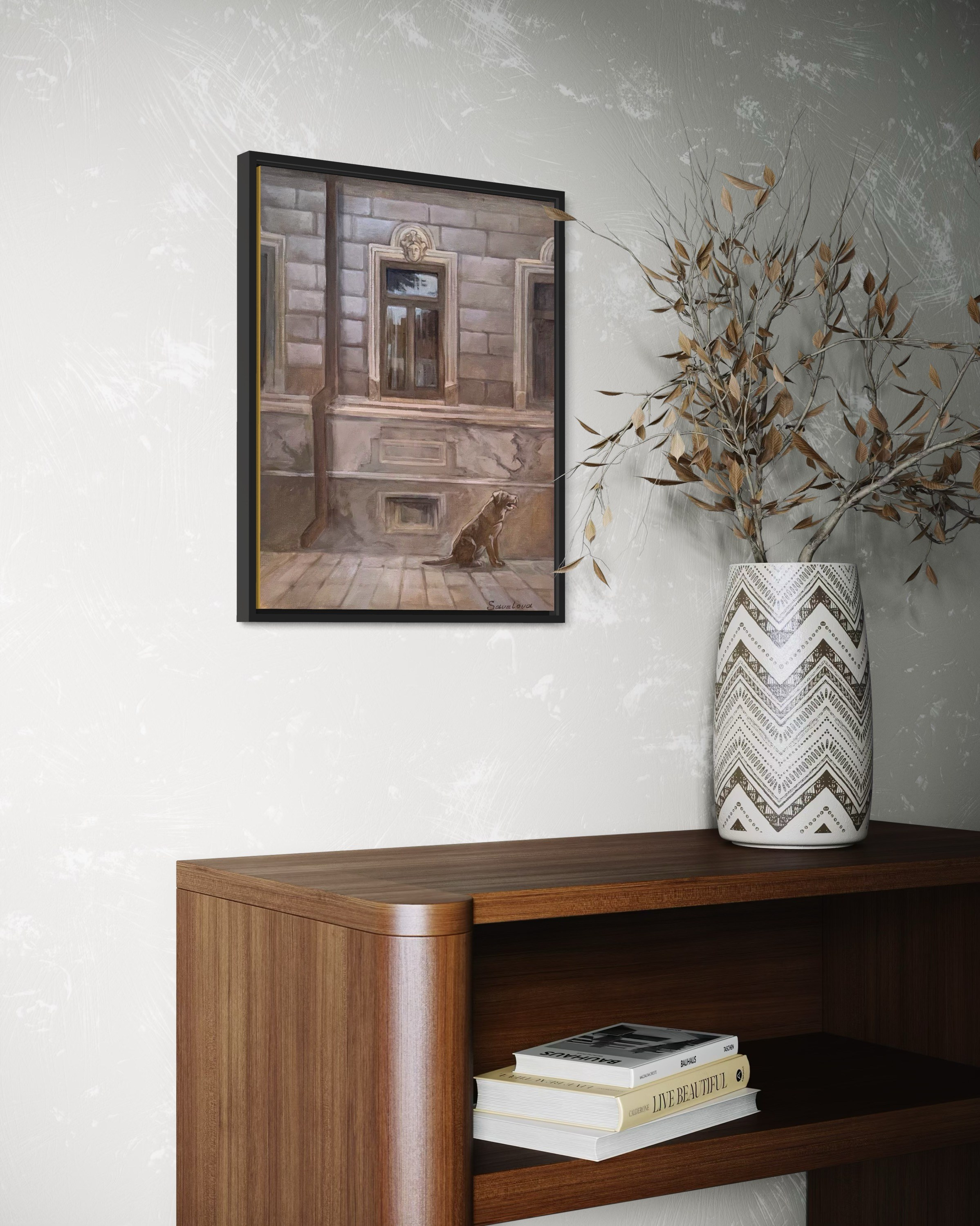 «Lost Soul on Four Paws». Художник живописец Савелова Ольга