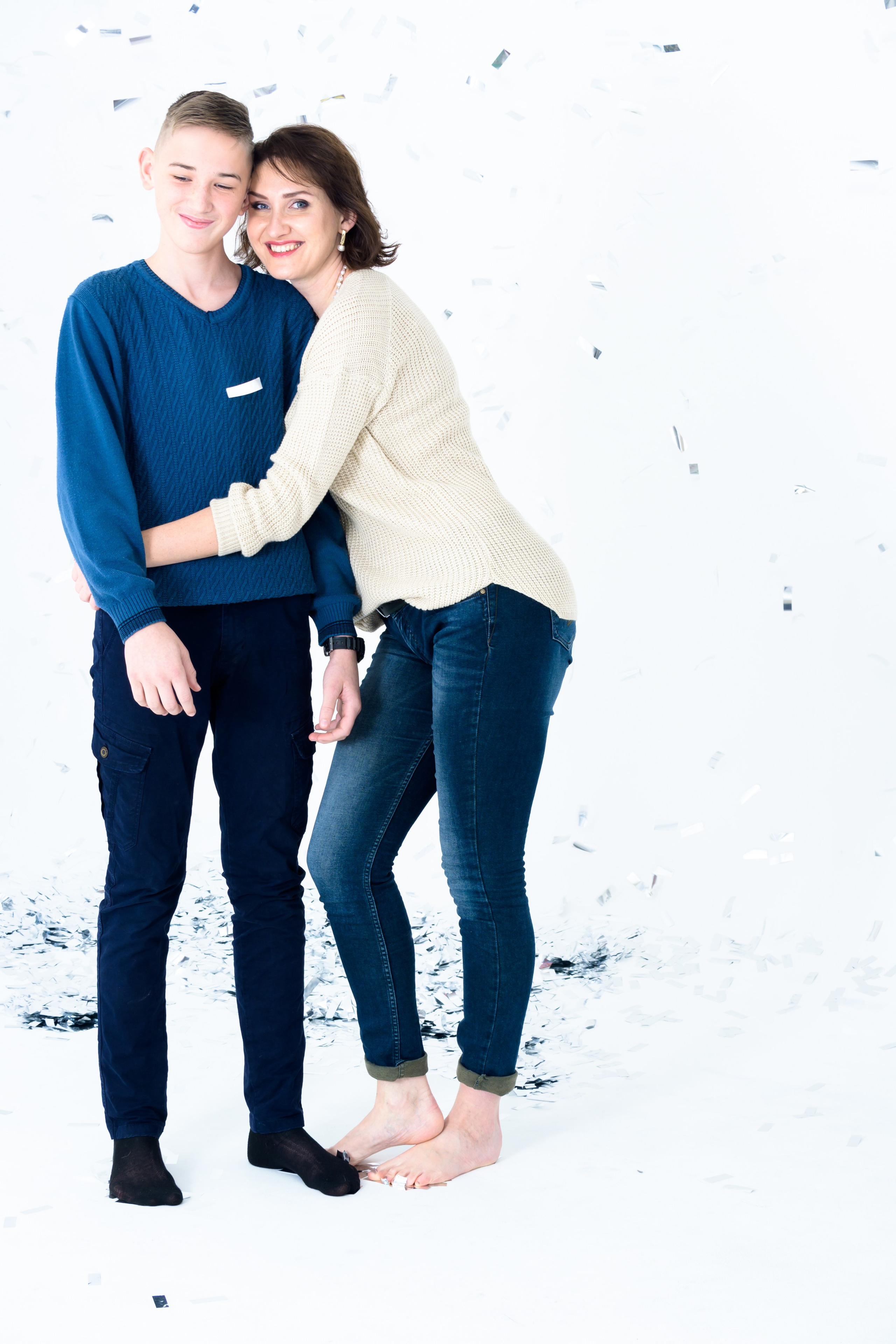 Katya and the family. Fotograf Dmitrii Donets