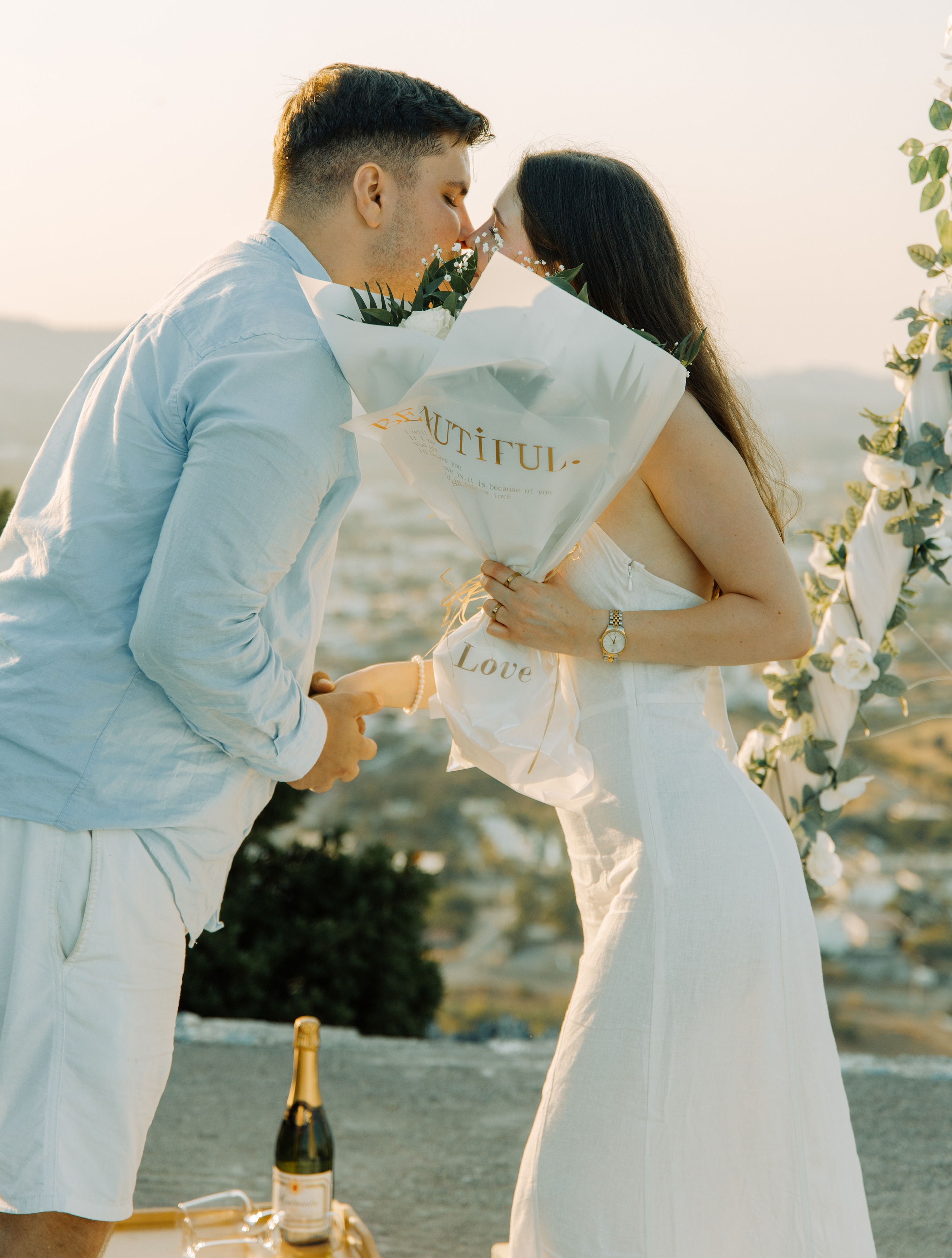 Nelee proposal. Portrait and Wedding Photographer Irene Art Photo, based in Greece, Rhodes island