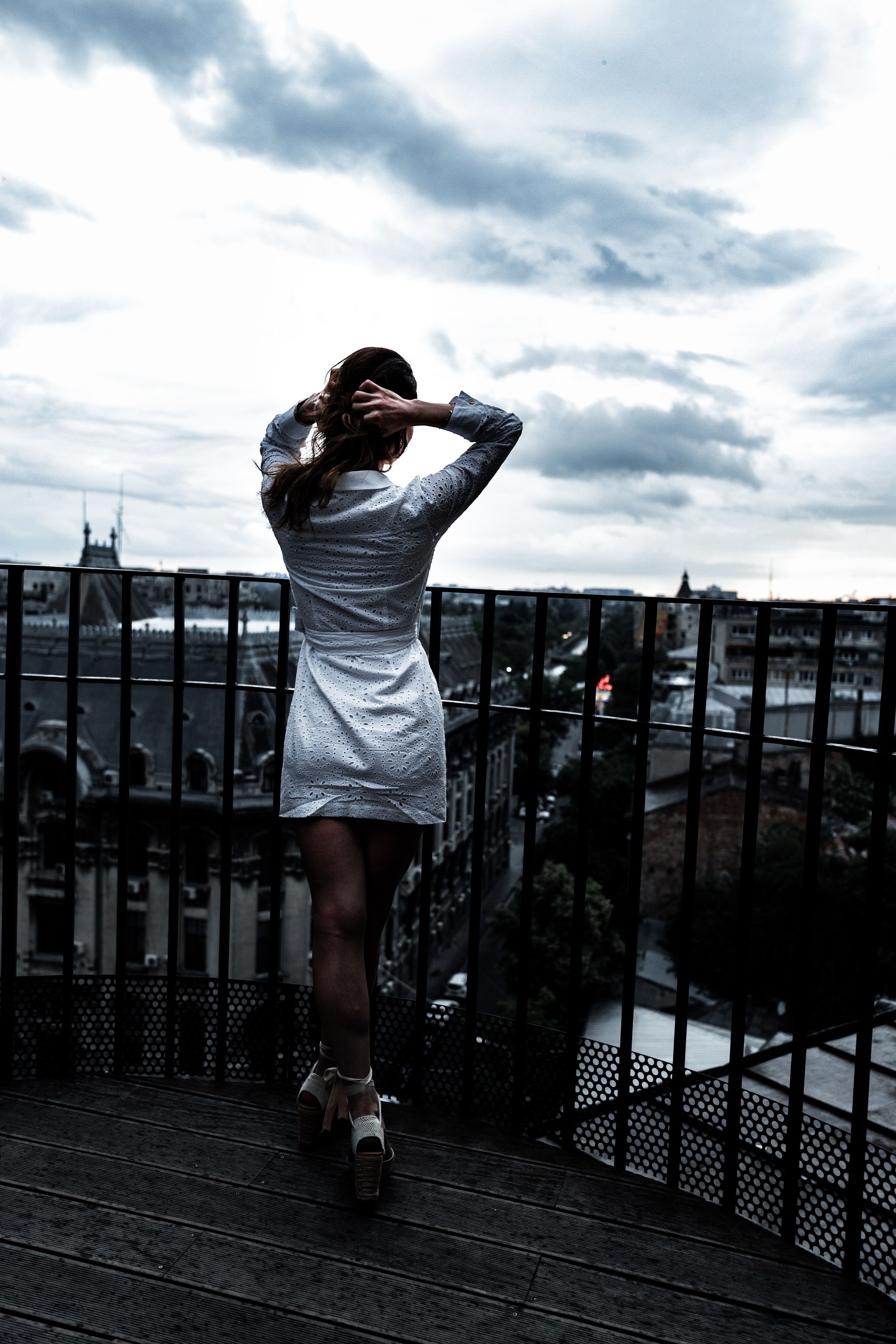 Elegance in the Clouds. Cadre de catifea