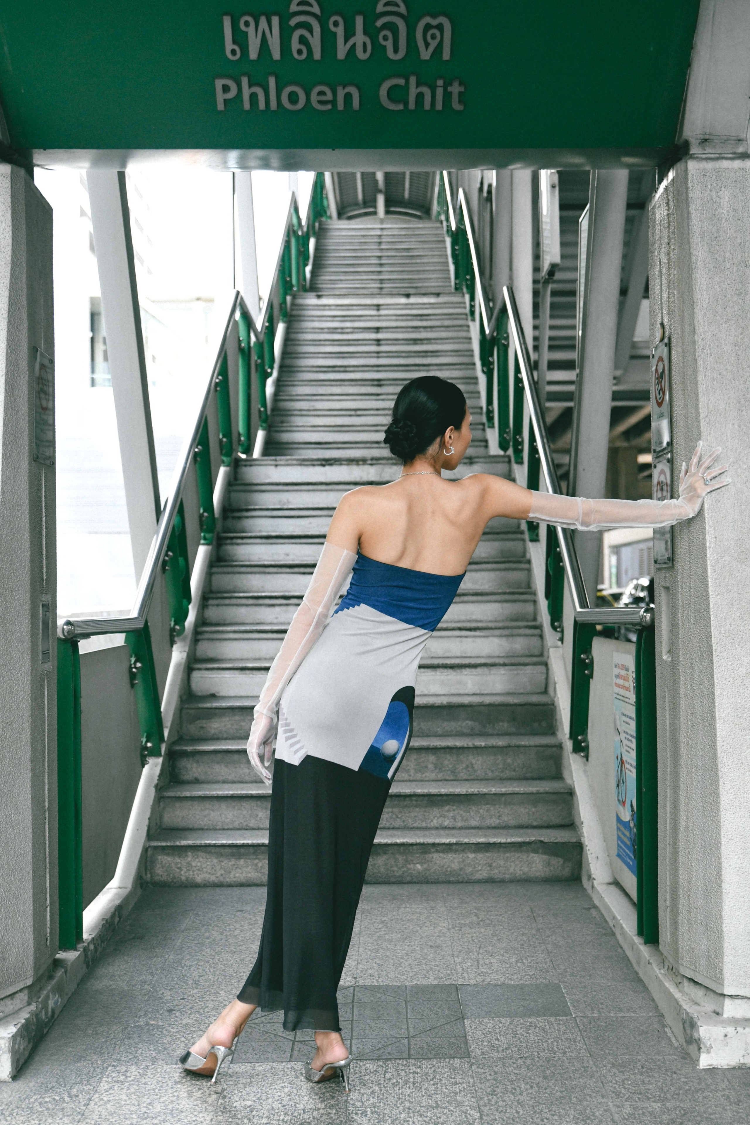 Street for Wiktoria Tao jewelry. Stylist