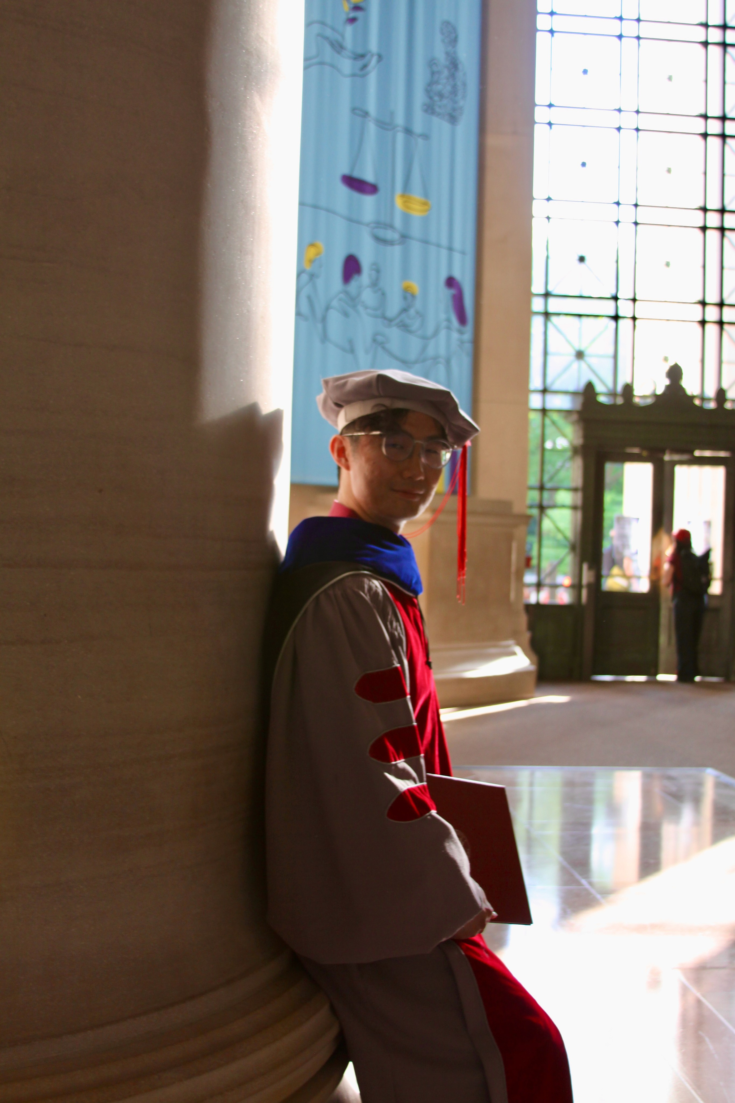 PhD graduation with Elton. Kelly Sang, graduation and portrait photographer in Boston