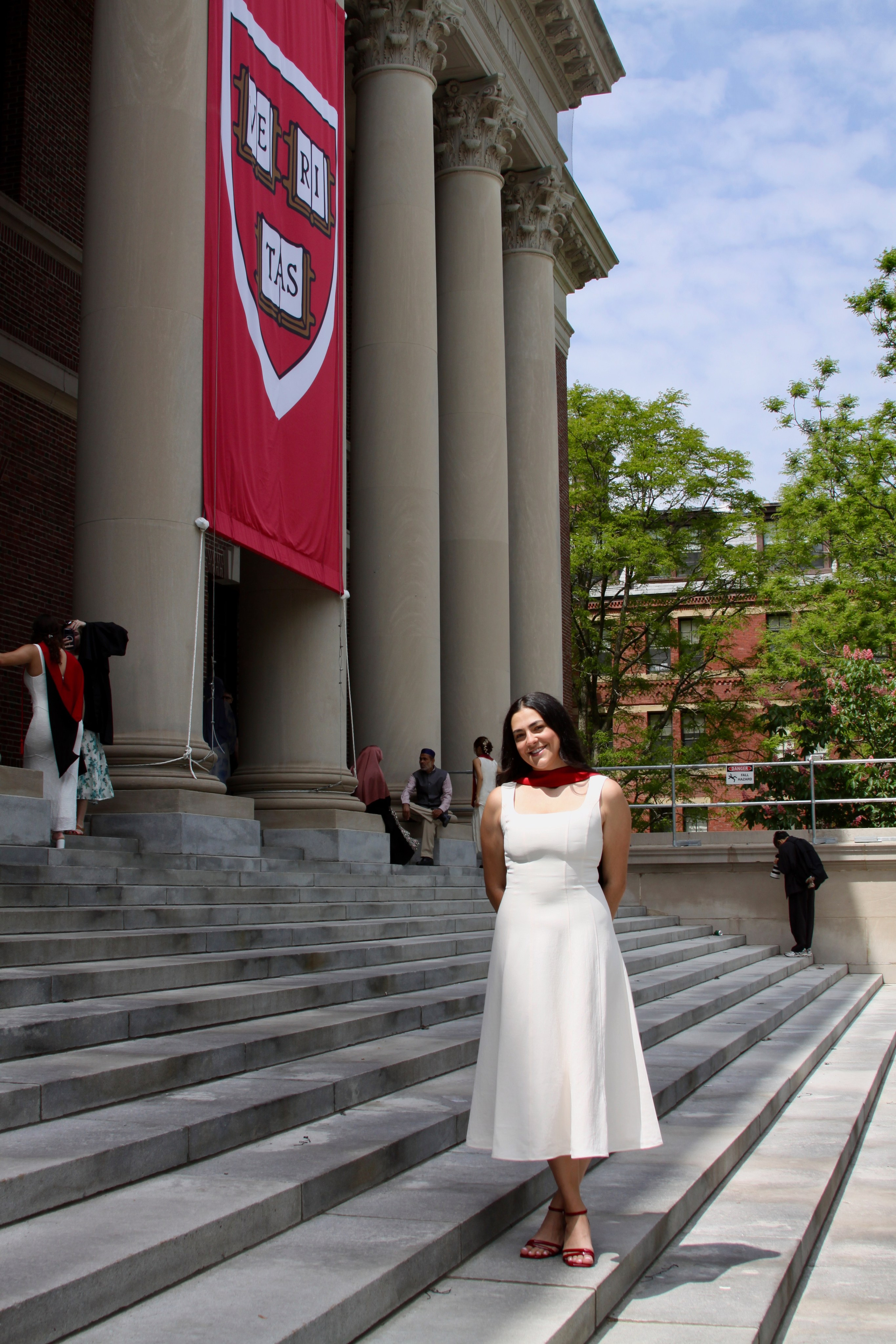 Masters graduation with Talia (group shoot). Kelly Sang, graduation and portrait photographer in Boston