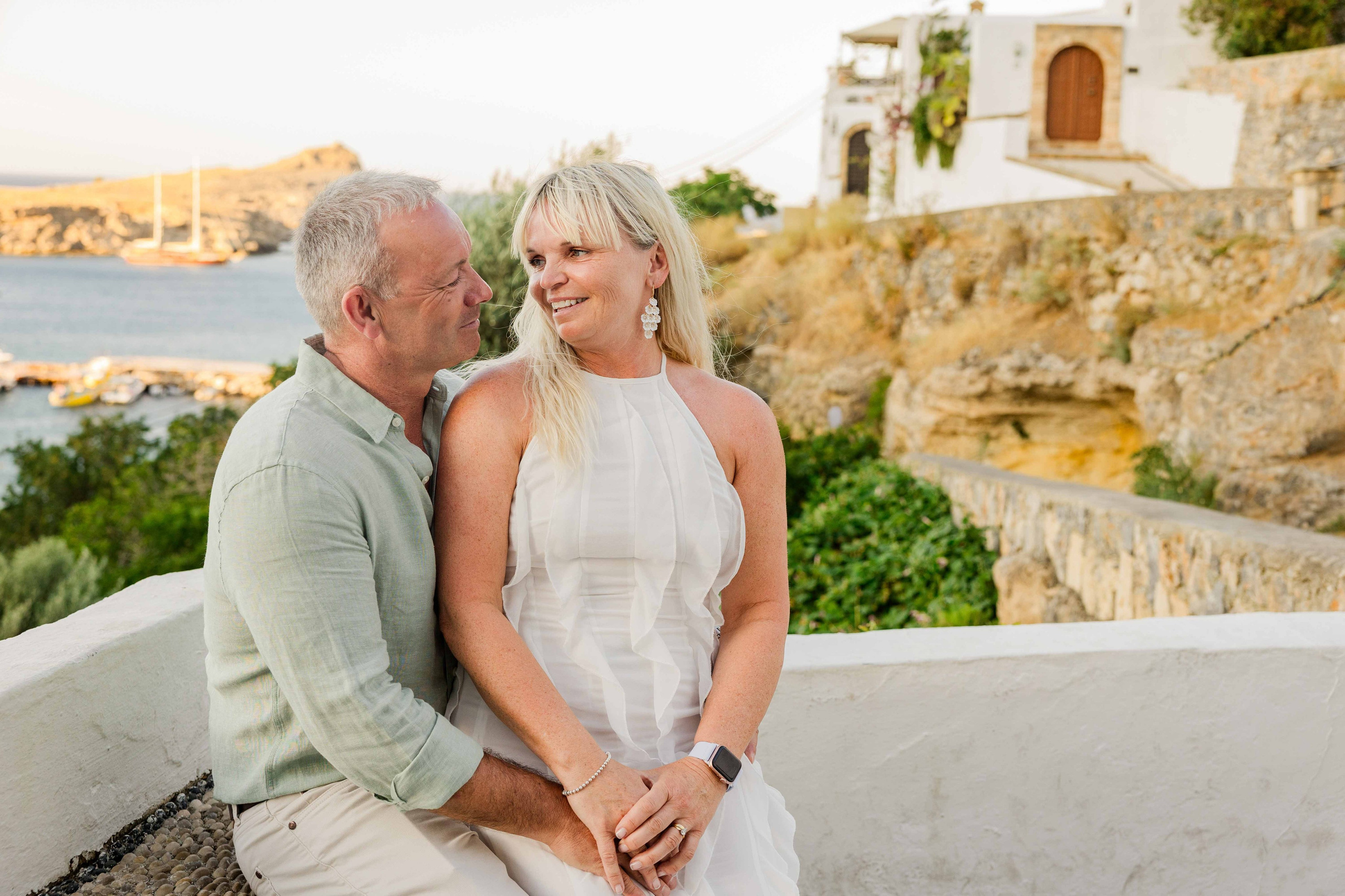 A walk to Lindos with Rob & Louise!. Photography in Rhodes