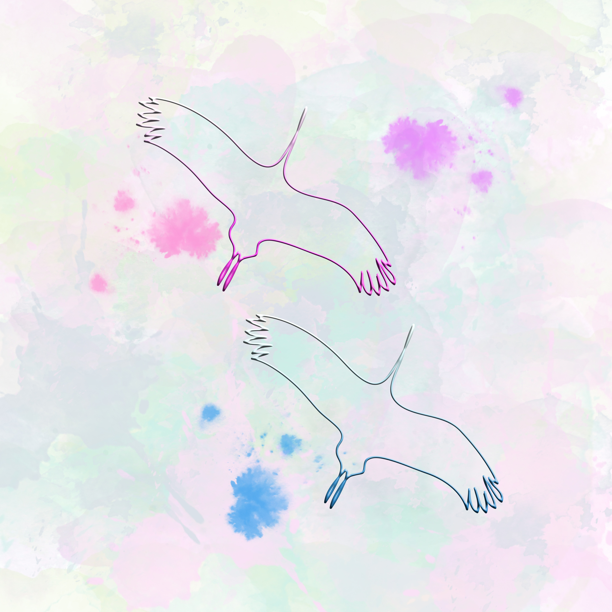 ART line. Lolly Shine. Contemporary digital artist