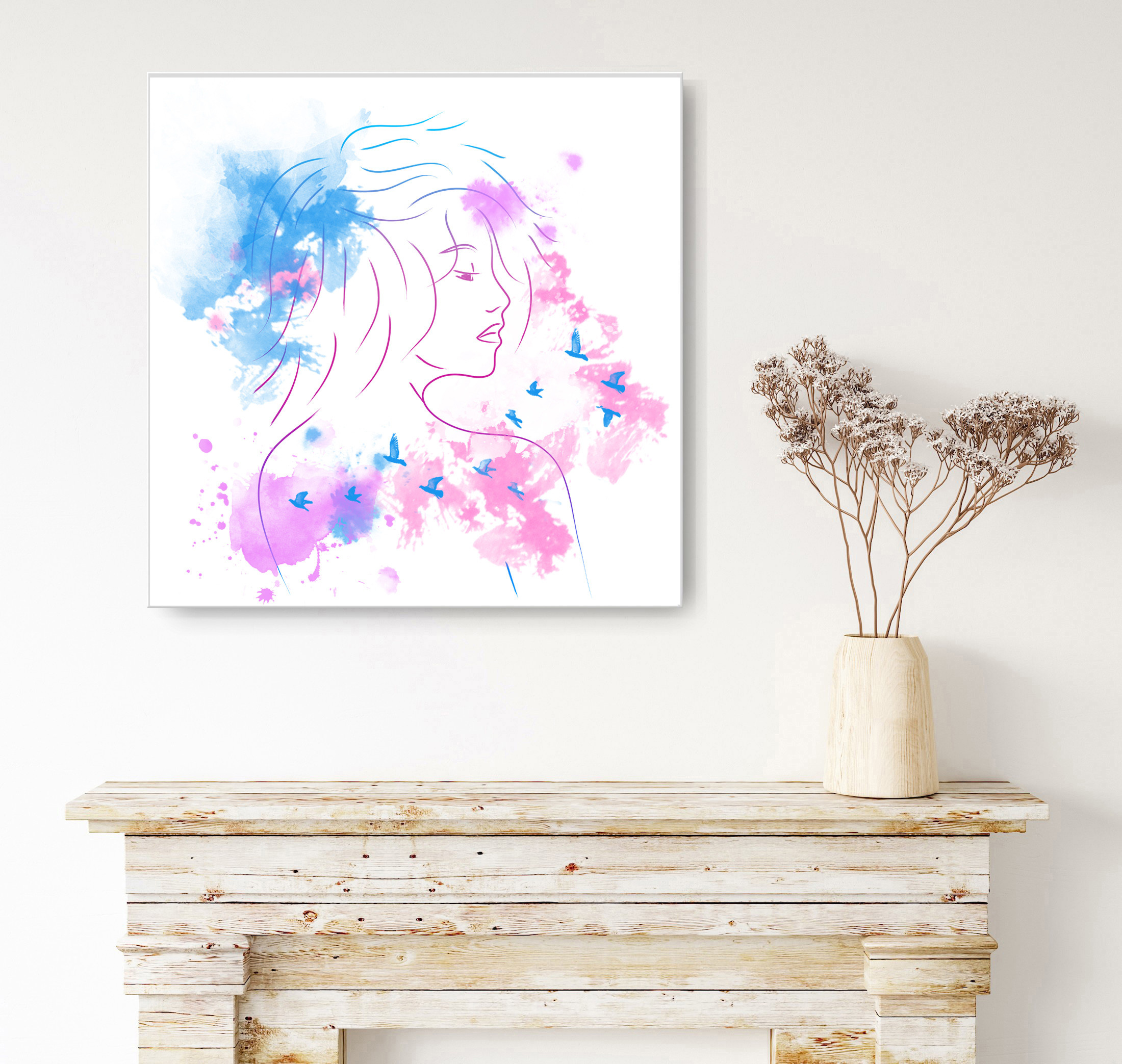 ART line. Lolly Shine. Contemporary digital artist