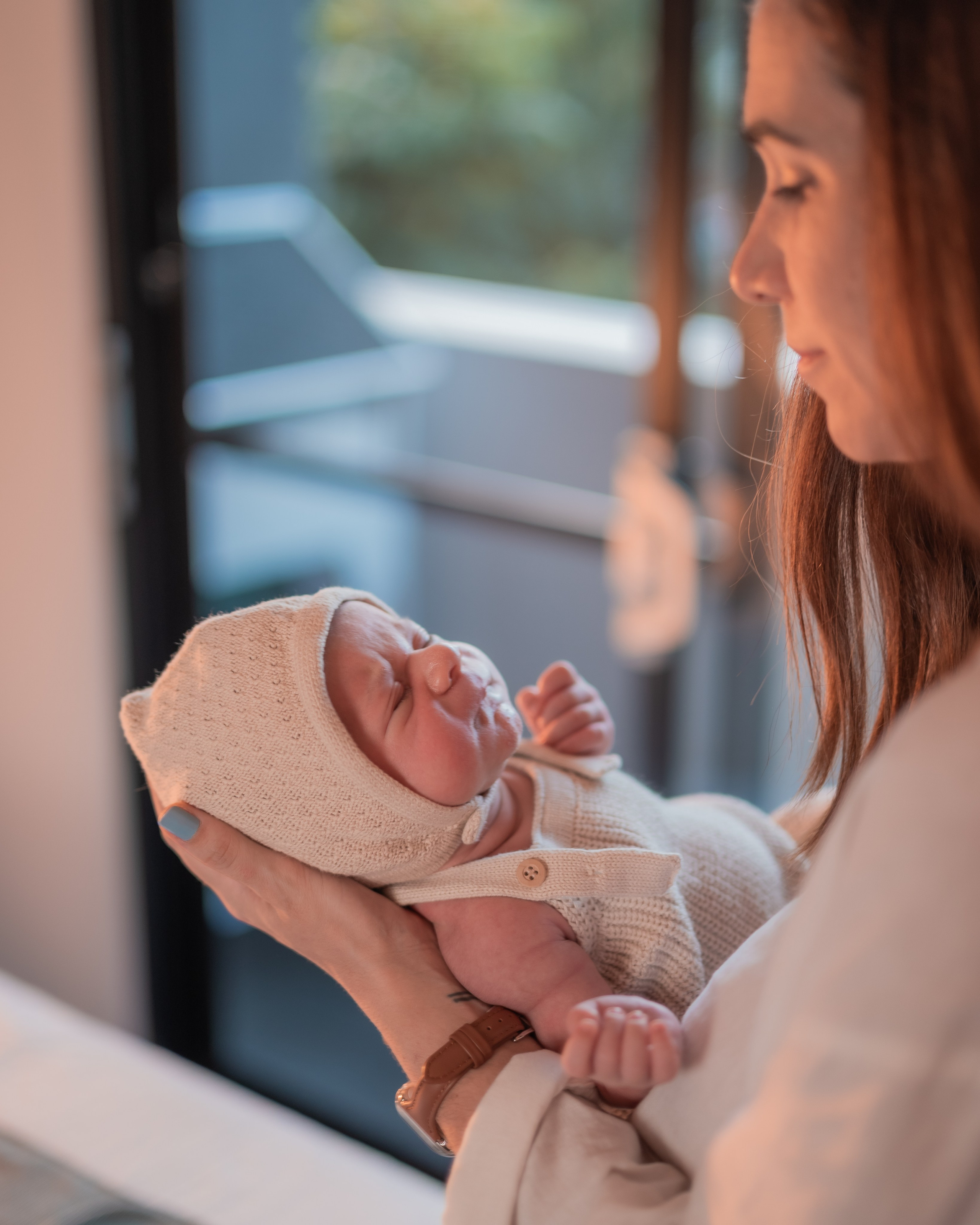1-month-old baby. Natural and candid photography Jean Santiago