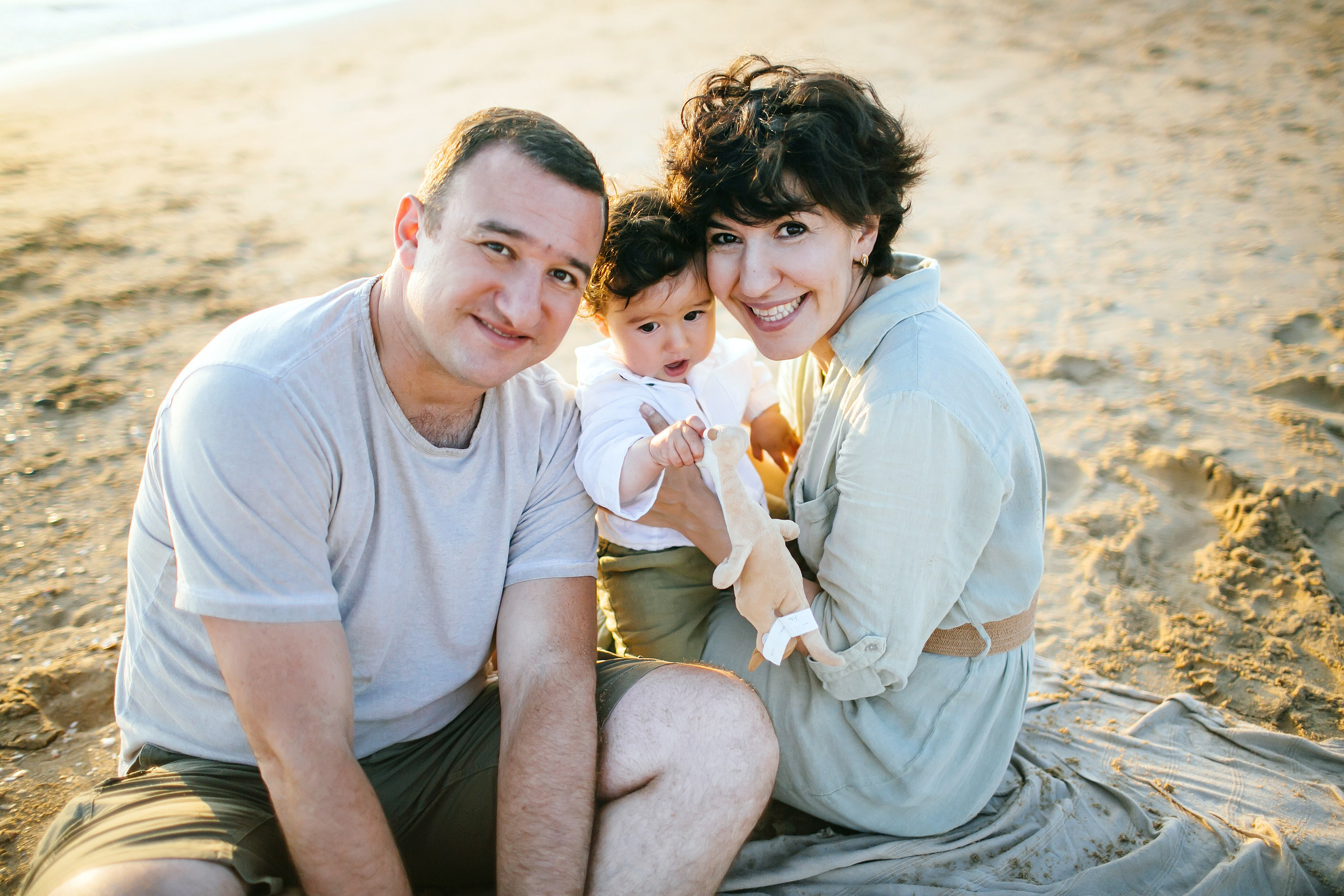 Studentim beach / Eithan 9 month. Family photographer in Israel