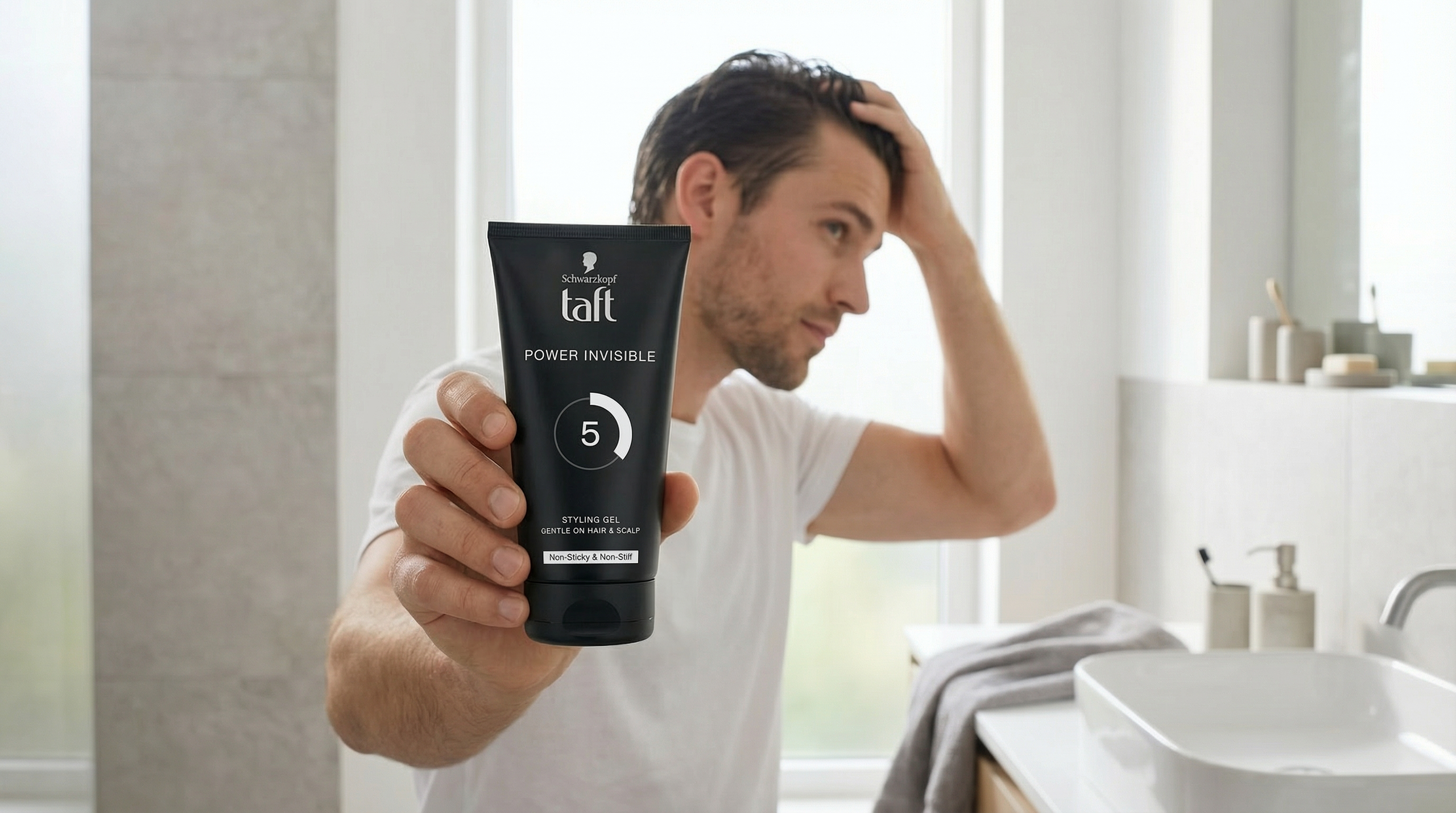 Hair styling gel. VV Studio — Product Photography & AI Visuals