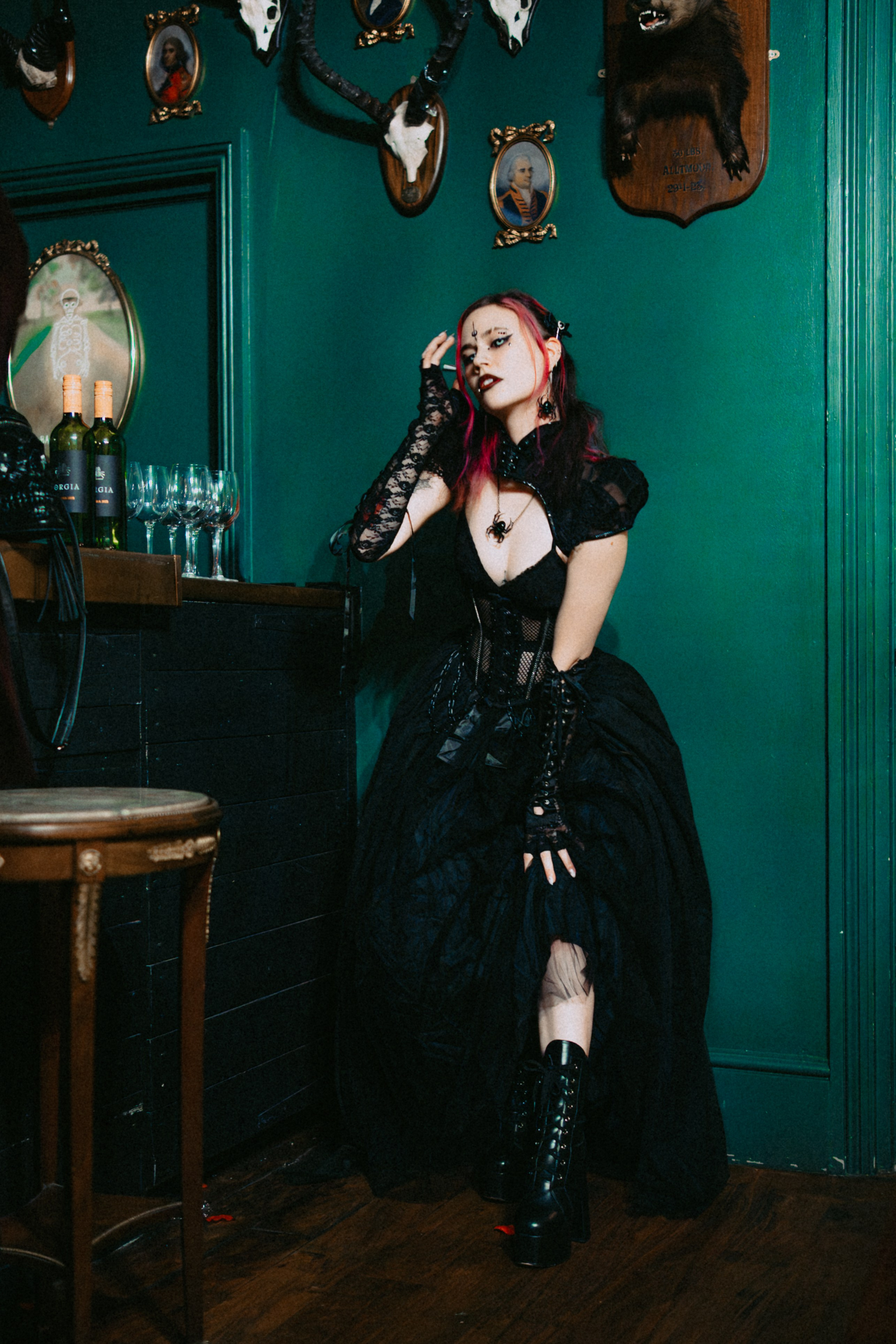 Vampire’s Dinner — Halloween Event Photography for “Gathered Realms”. Moth & Moss Photography