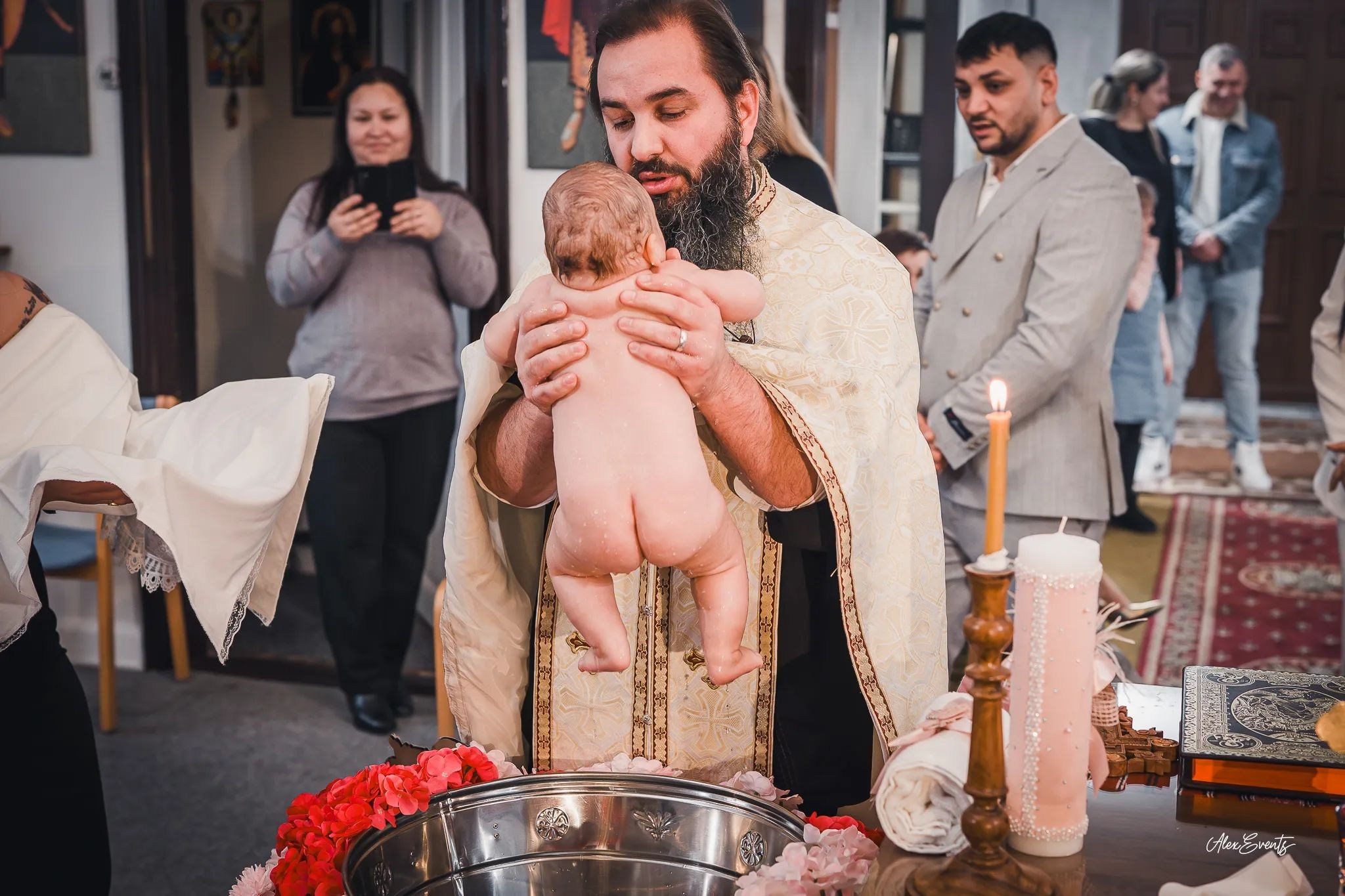Fotograf Botez Roman Danemarca la biserica romaneasca din Agerbæk| Alex Events. AlexEvents | Fotograf si Videograf de Nunta si Botez in Danemarca si Germania