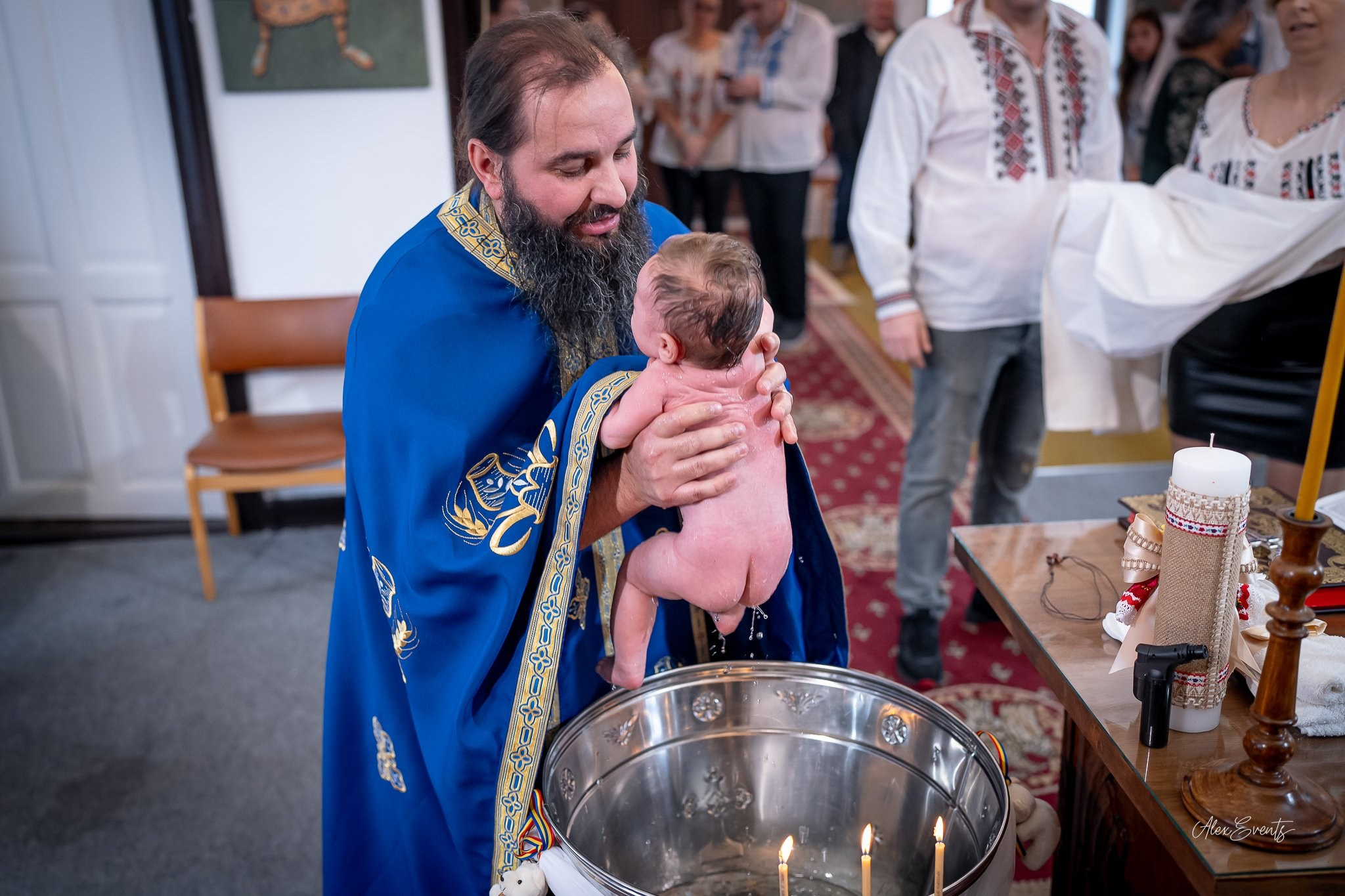 Elara' baptism — Agerbæk Church. AlexEvents | Wedding and Baptism Photographer & Videographer in Denmark and Germany