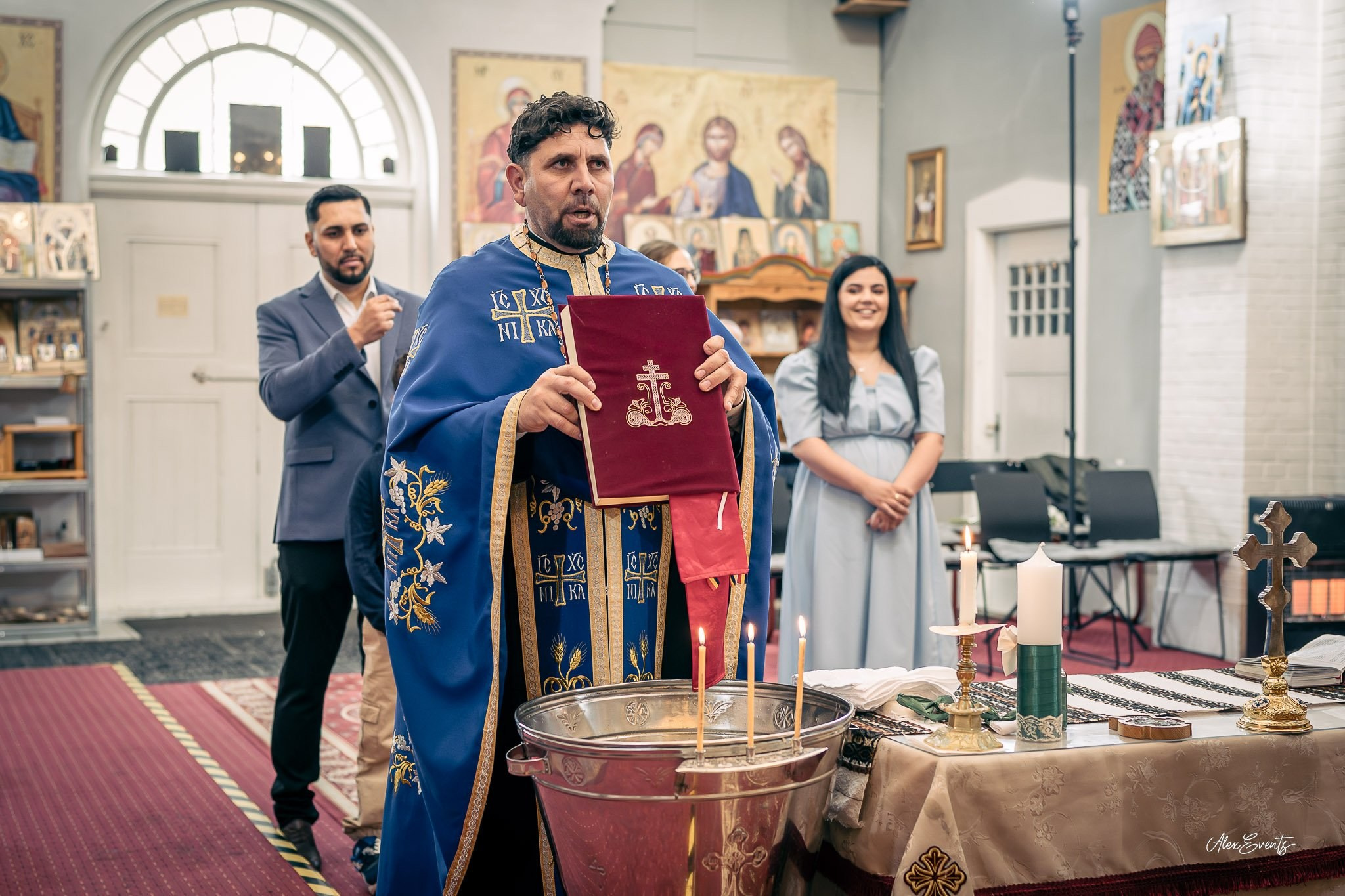 Fotograf Botez Vejle | Biserica Românească | AlexEvents