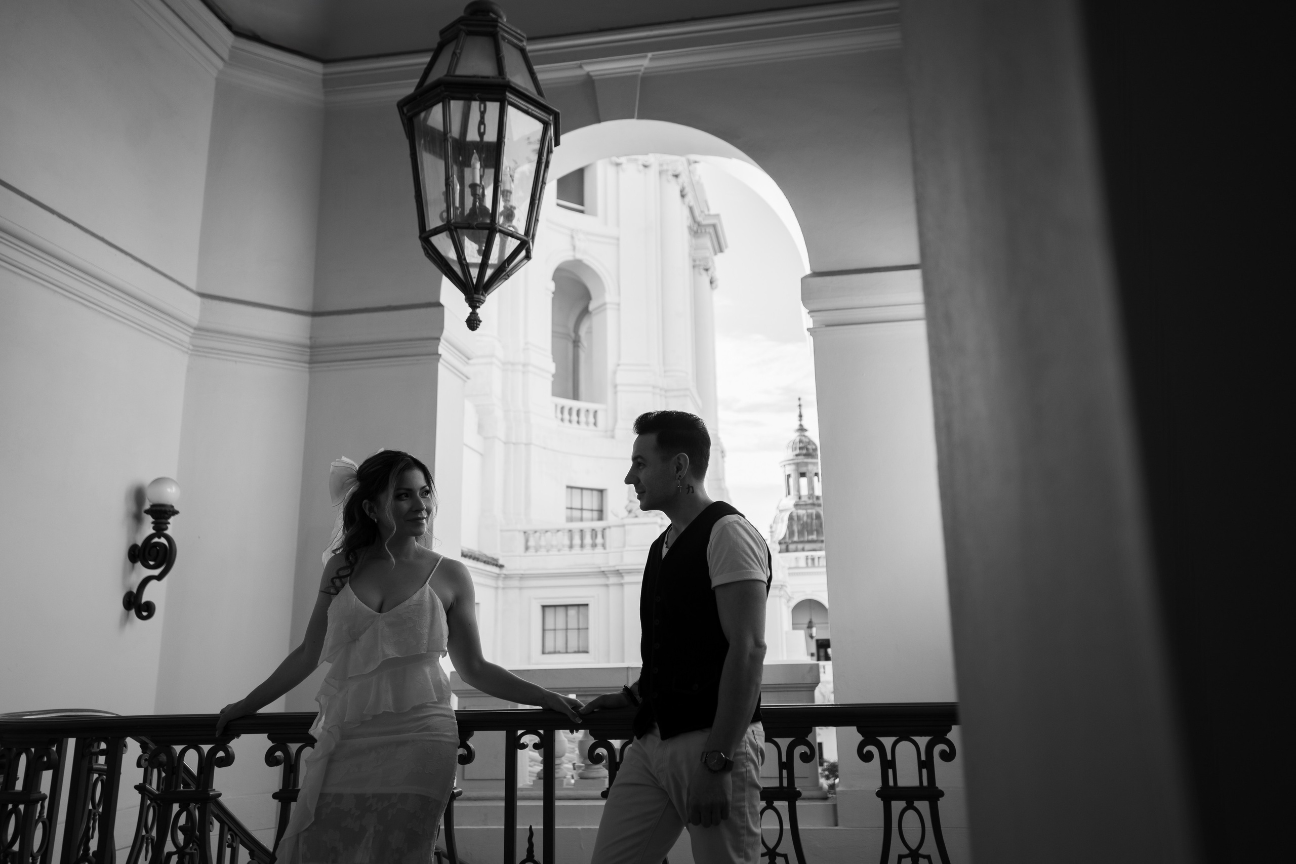 Pasadena City Hall Engagement Photoshoot, California. Wedding Photography & Videography Team in California, Los Angeles, San Francisco, San Diego and Travel