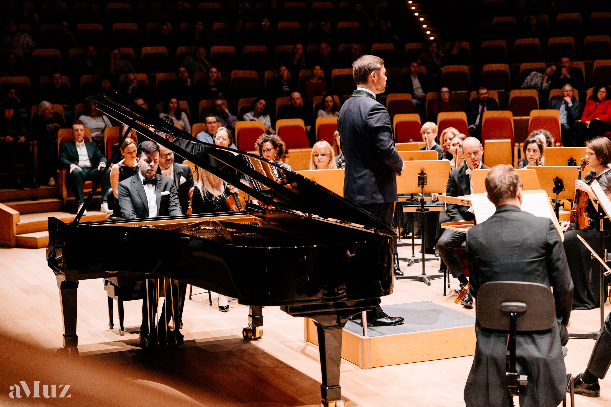 Koncert dyplomantów aMuz w Polskiej Filharmonii Bałtyckiej. Fotograf Ślubny Warszawa - Sesje Biznesowe Rodzinne Eventy