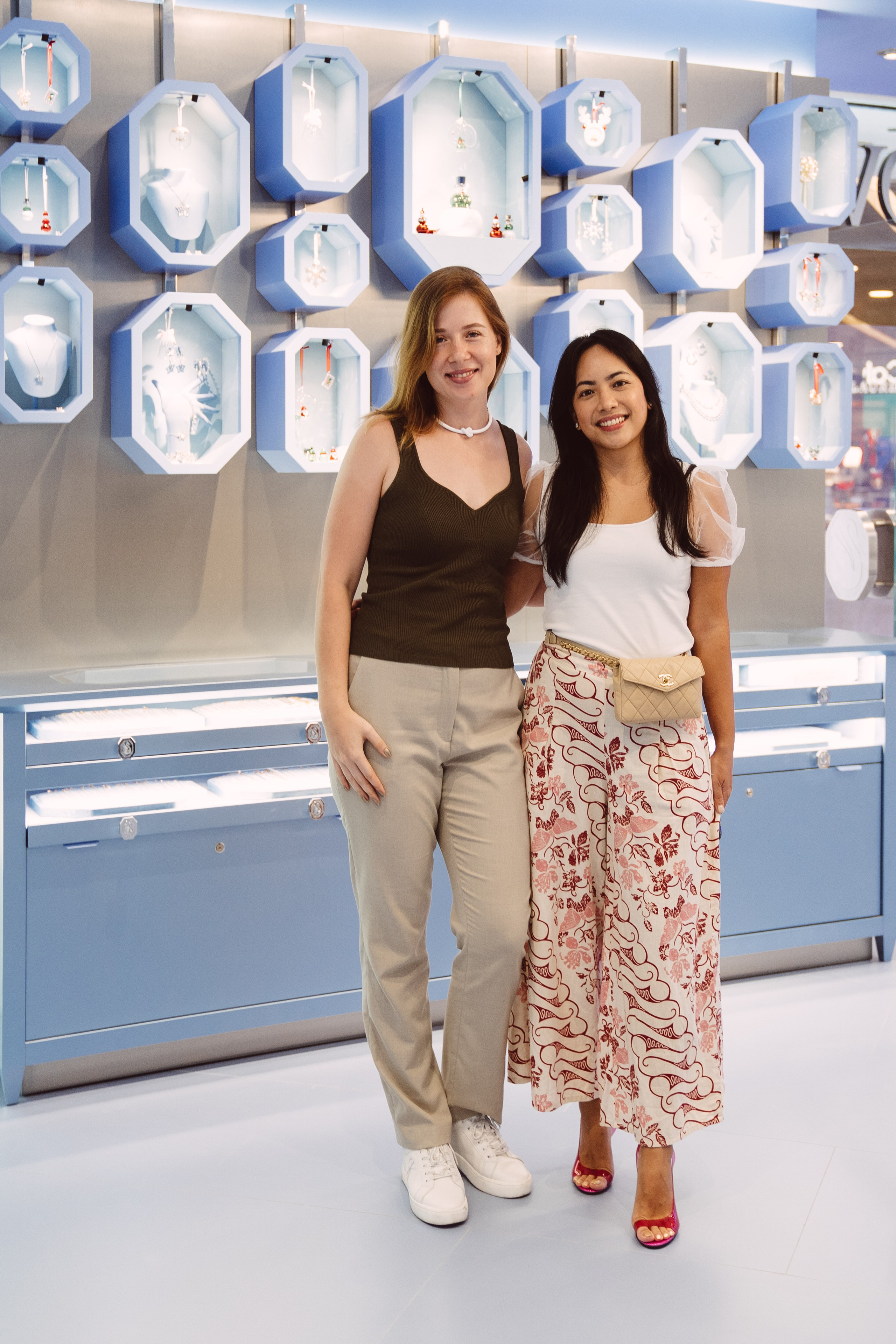 Swarovski event. Dasha in Singapore