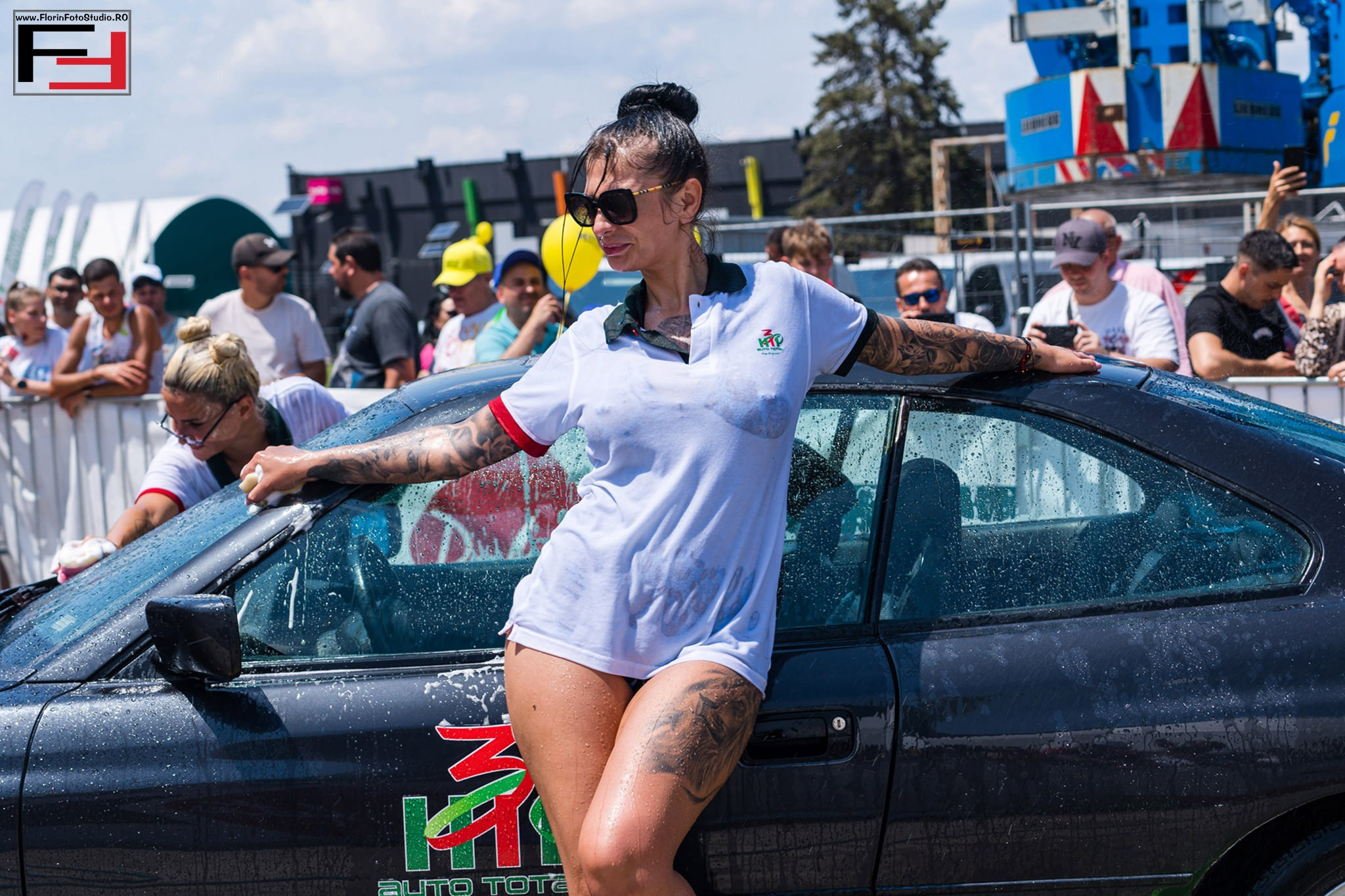 Car Wash @ Auto Total Business Show 2024. Studio foto Galati sexy — boudoir fotograf freelancer Florin Costache