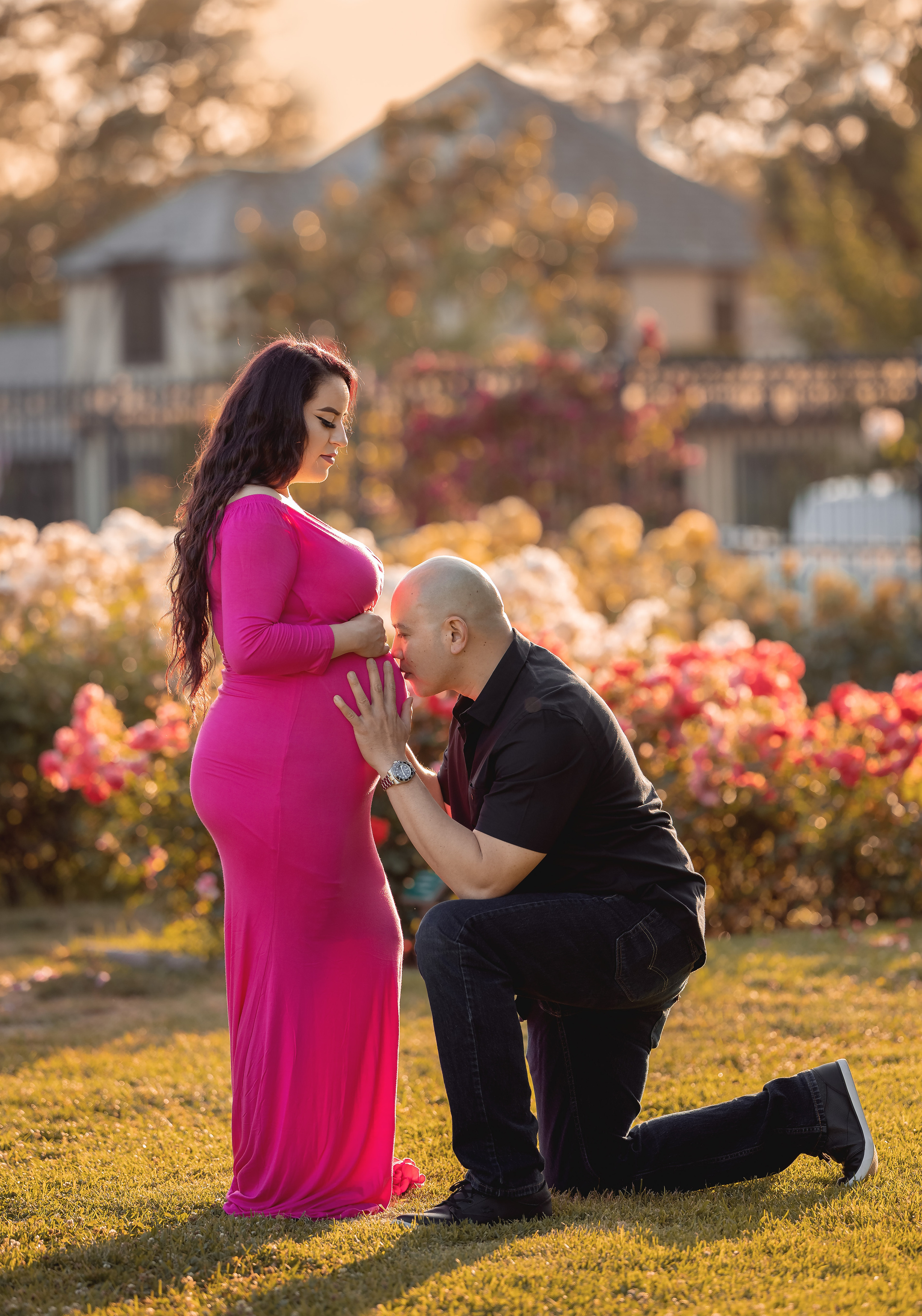Maternity photoshoot in San Jose, Bay Area. Couples & Families photographer in Bay Area, San Jose, California