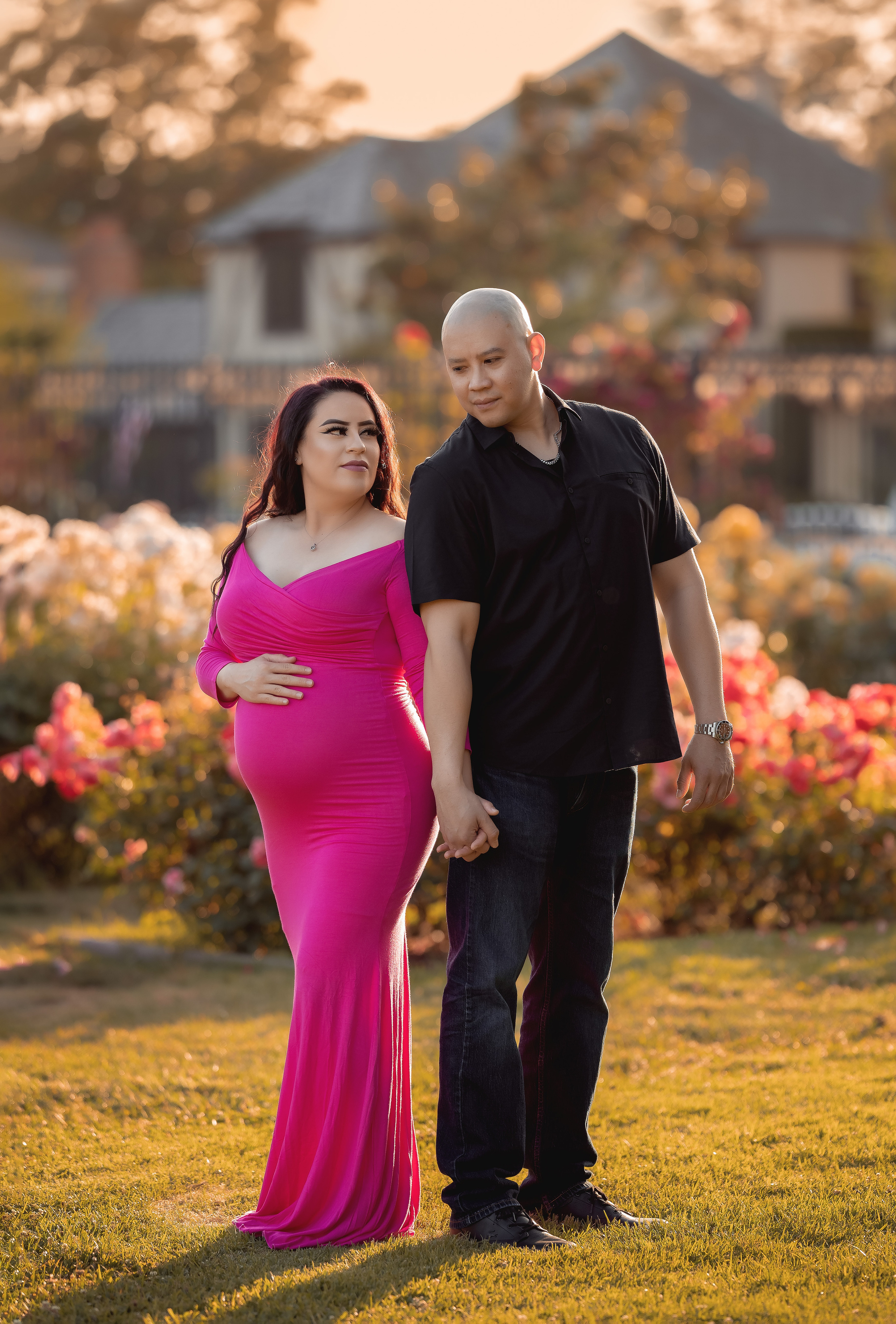 Maternity photoshoot in San Jose, Bay Area. Couples & Families photographer in Bay Area, San Jose, California
