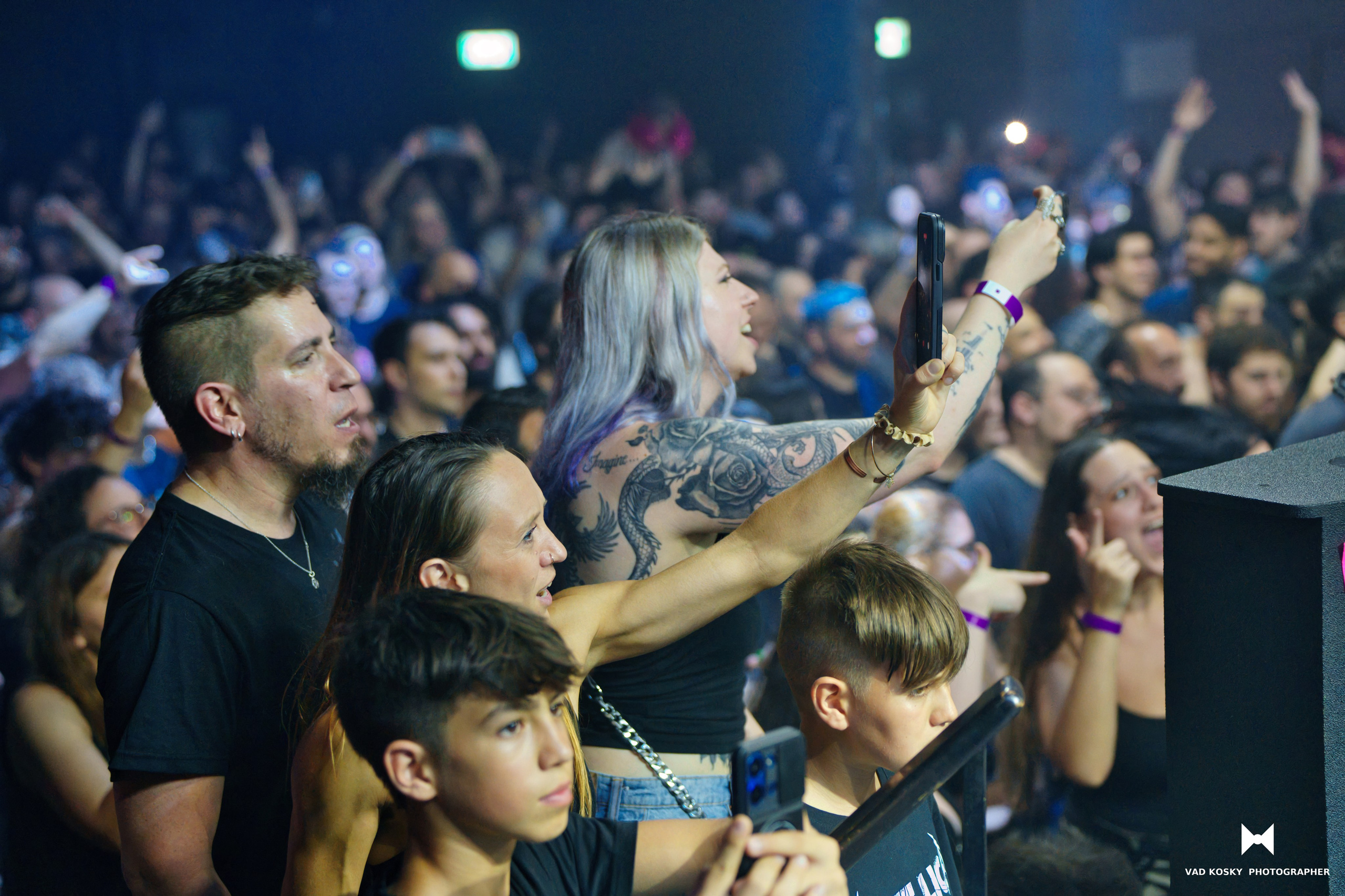 Concert Crowd — Live Moments. Vad Kosky Photographer