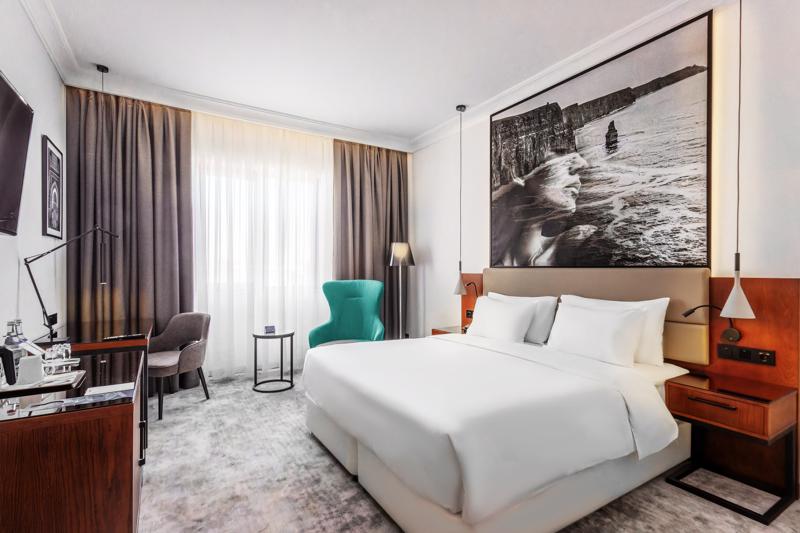 Interior photography Tashkent — stylish modern living room interior.