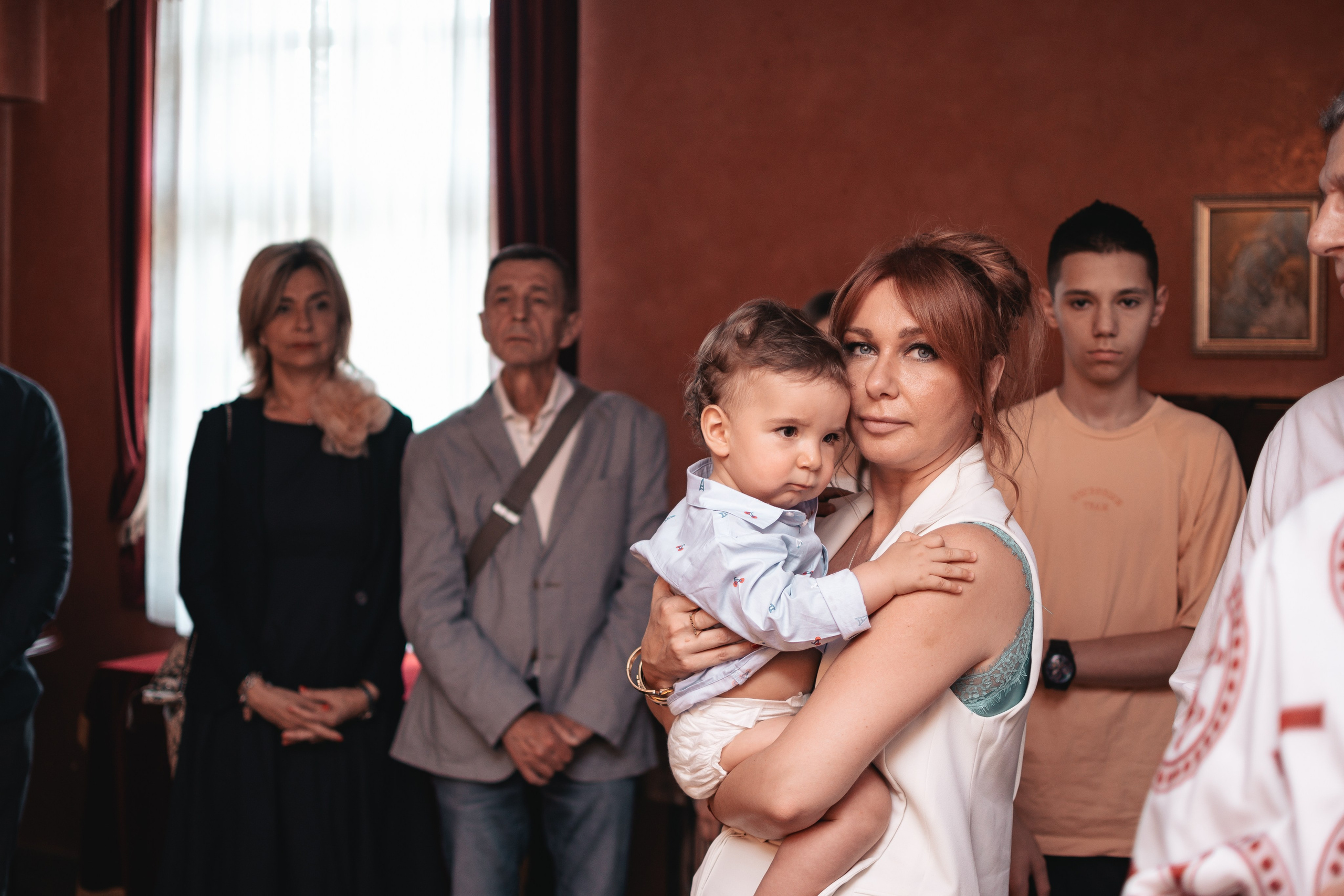 Lazar, krštenje i rođendan. BambinaaPhotography