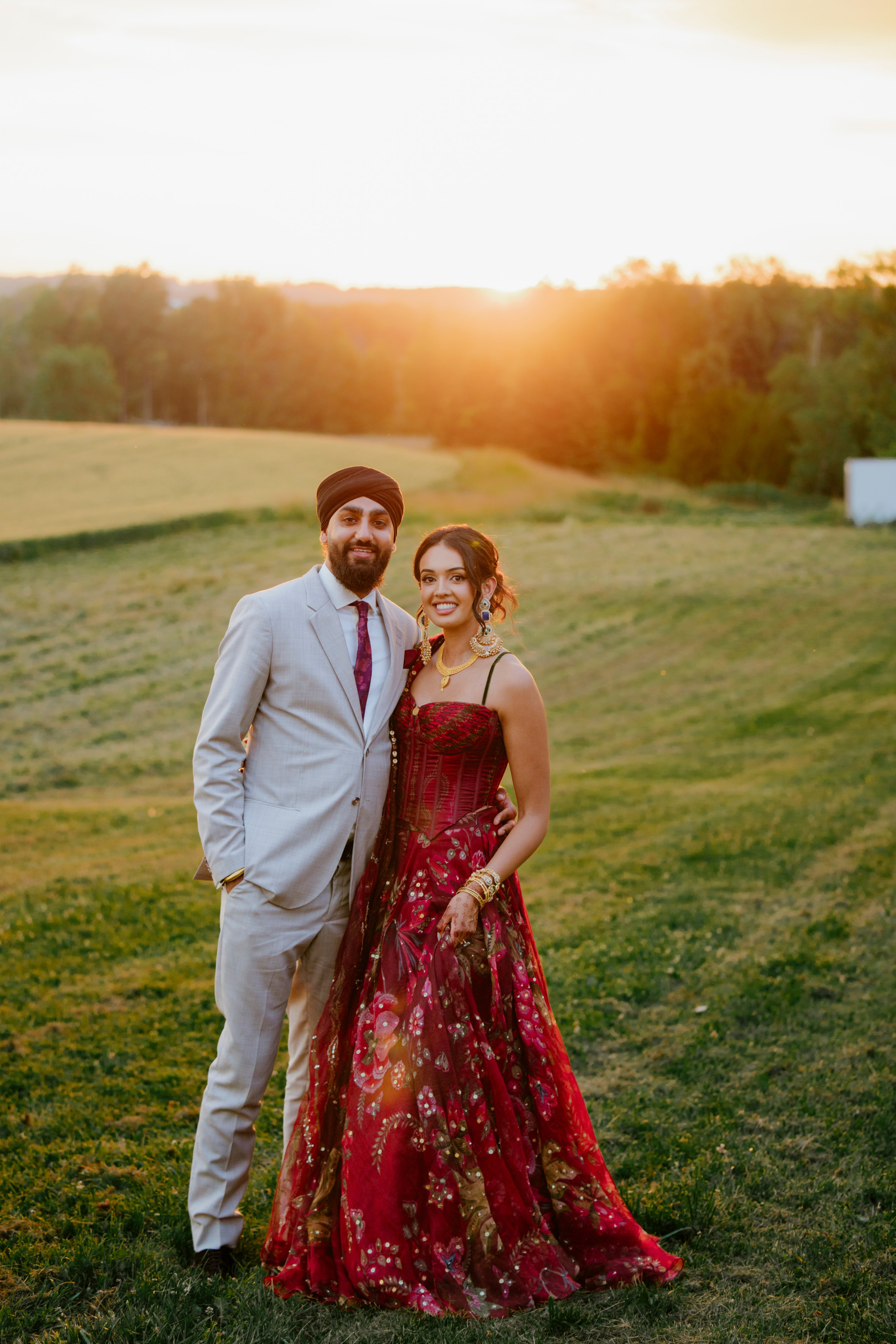 Nooreen & Jugraj. Studio Kunal Photography