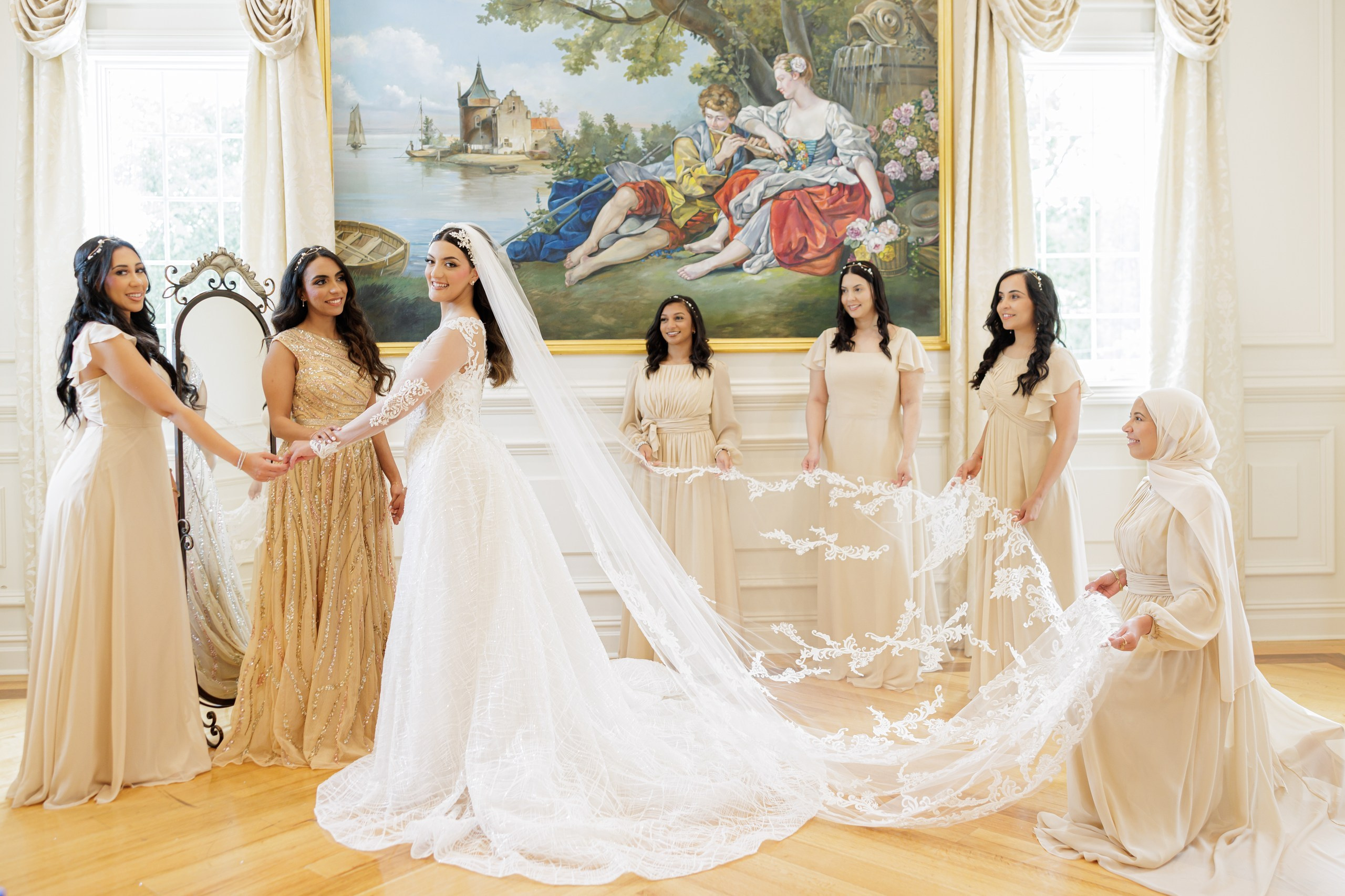 Lana and Yasin, The Tides Estate, NJ. Luxury Wedding Photography and Cinematography