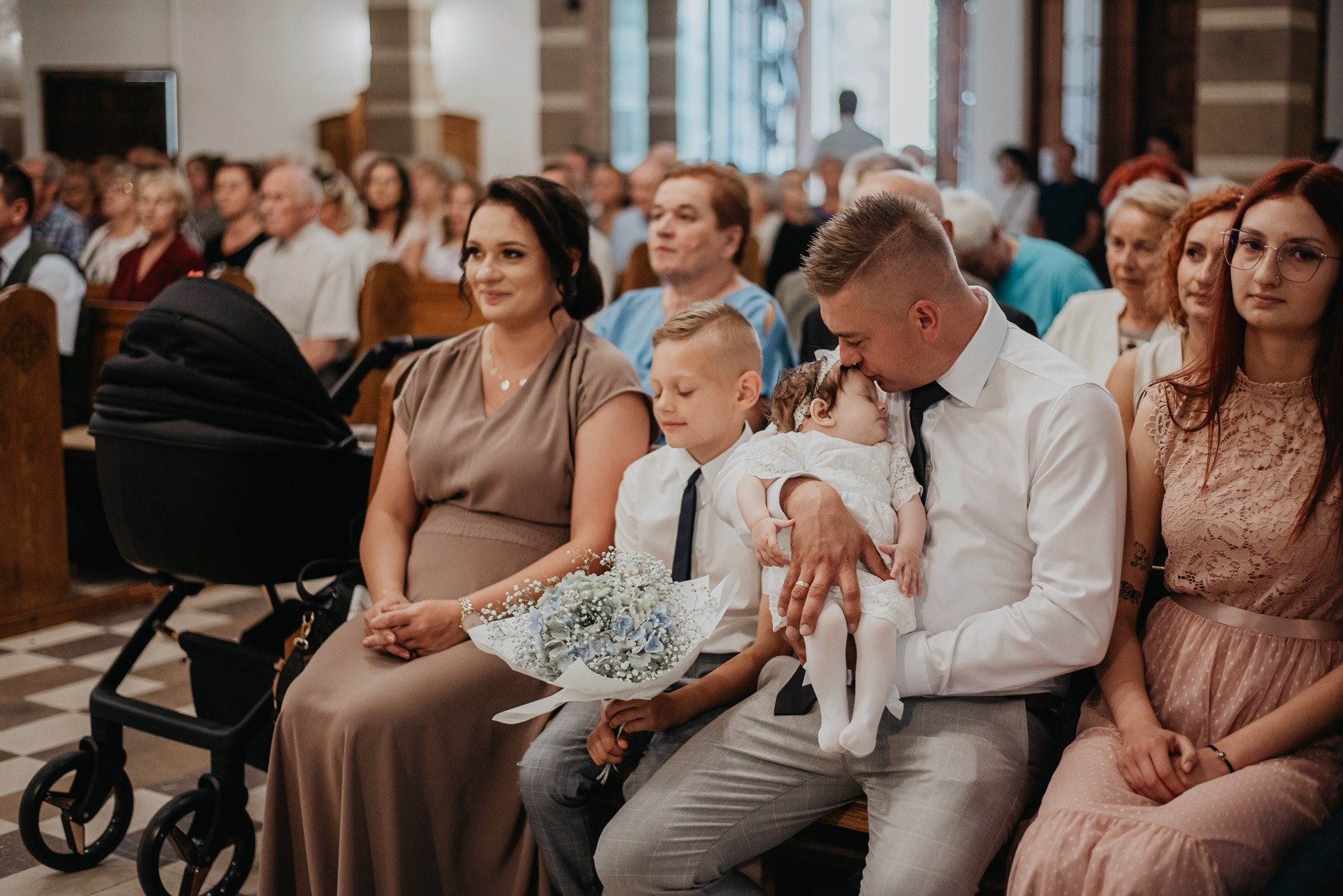 Chrzest Święty Klary. Dominika Strachacka Fotografia | Fotograf ślubny i rodzinny Opole Lubelskie Lublin