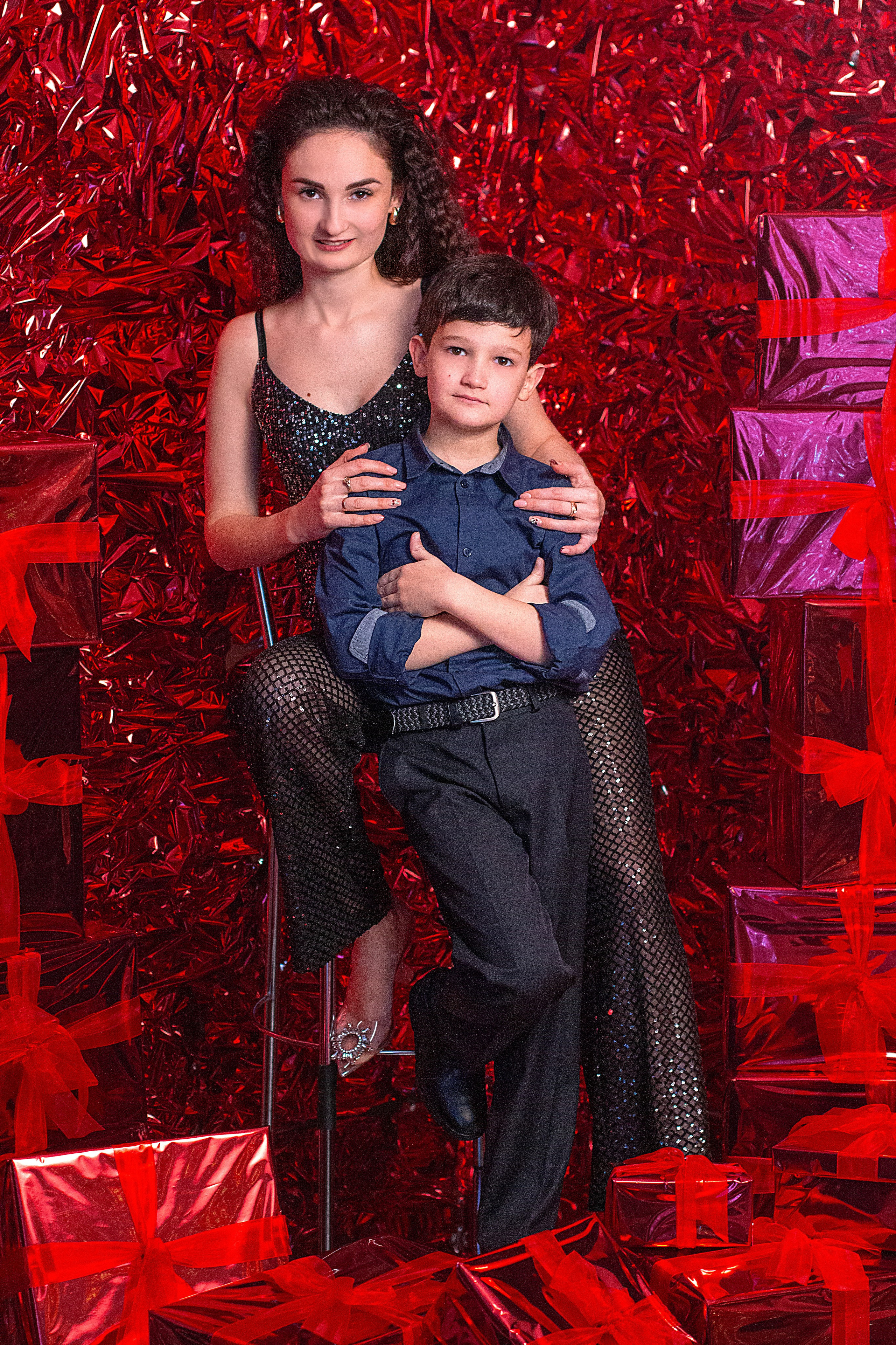 Новый год в студии. Детский и семейный фотограф в г. Бельцы