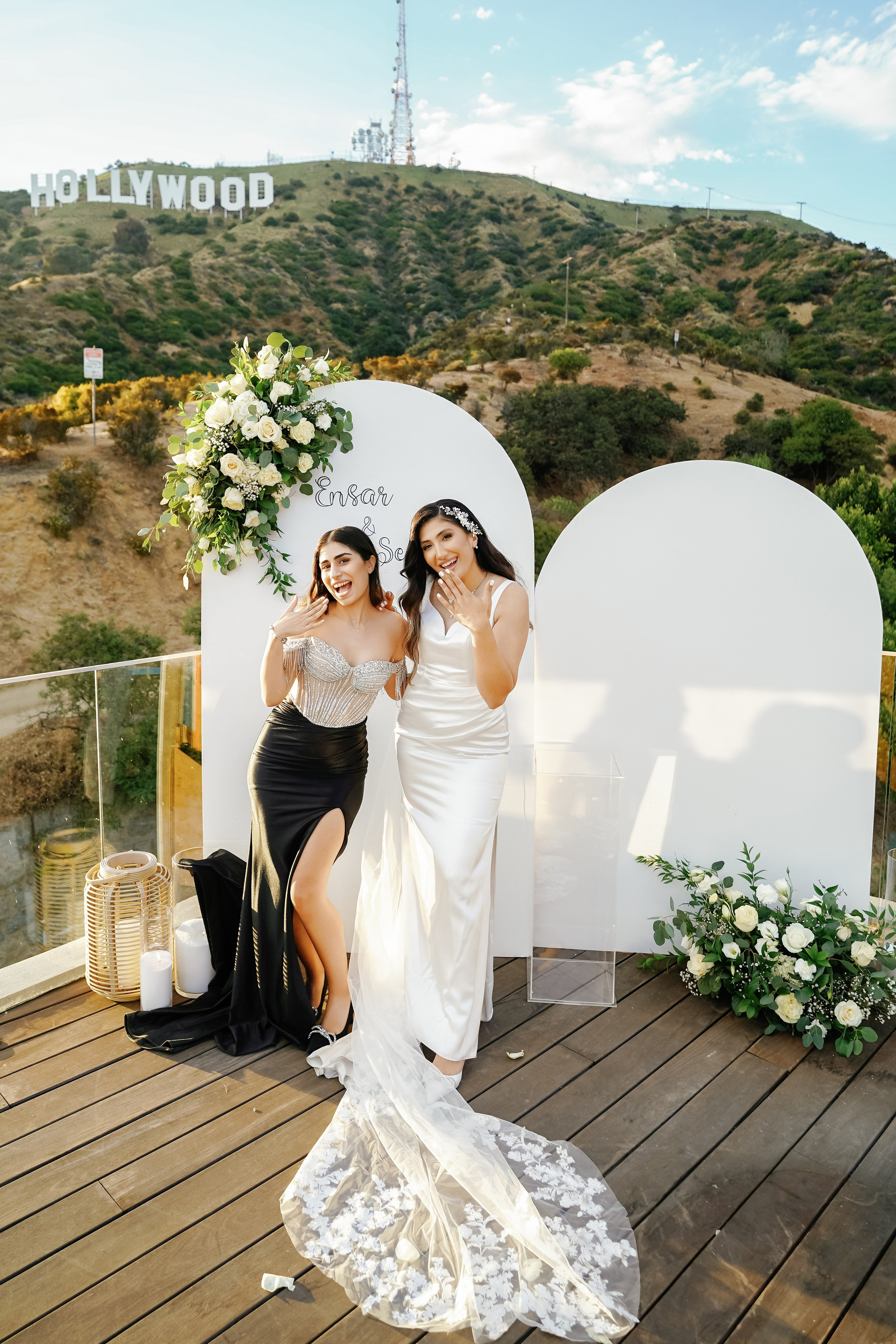 Wedding at the Hollywood Sign Venue, Los Angeles, California. Wedding Photography & Videography Team in California, Los Angeles, San Francisco, San Diego and Travel