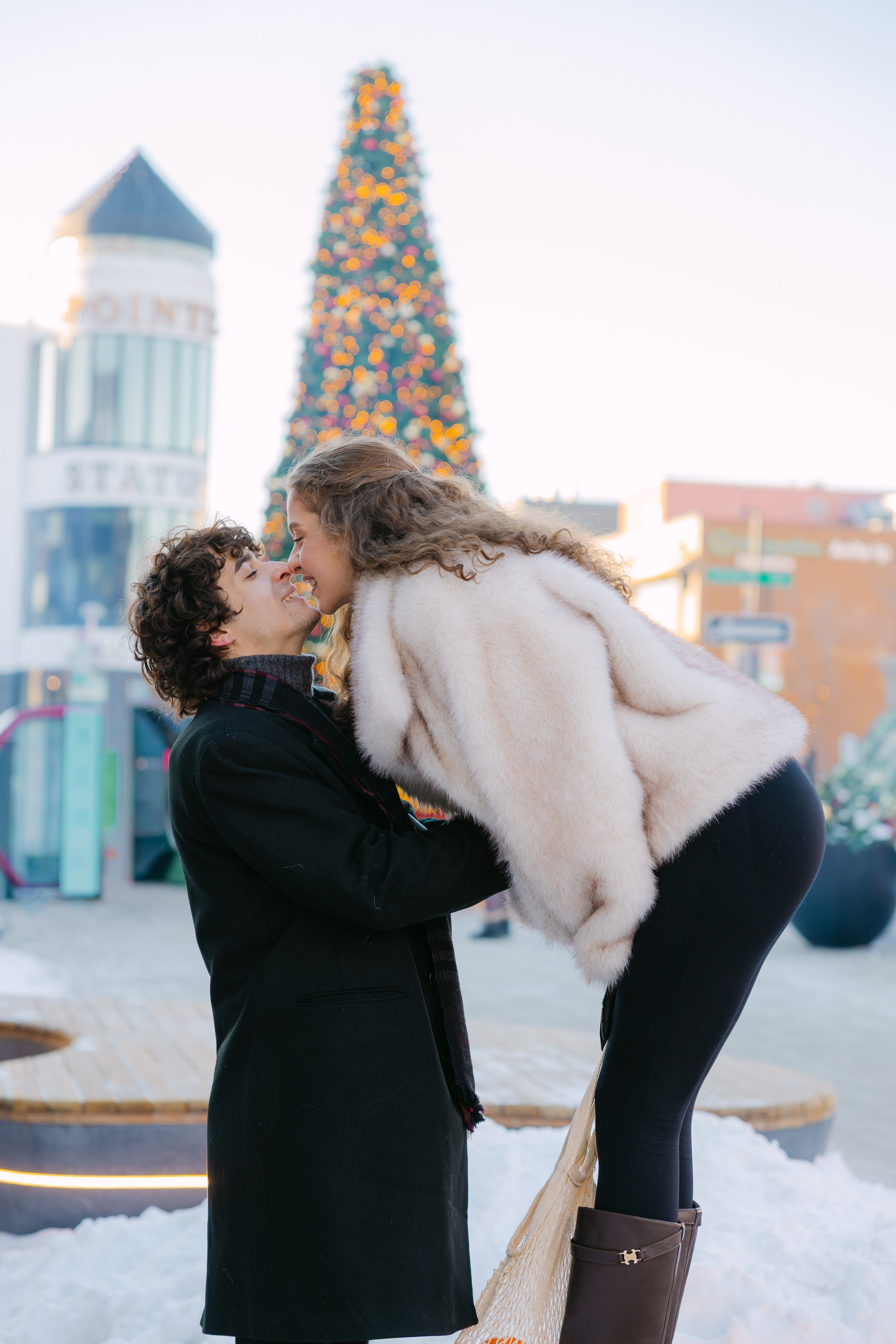 Christmas magic together. Home