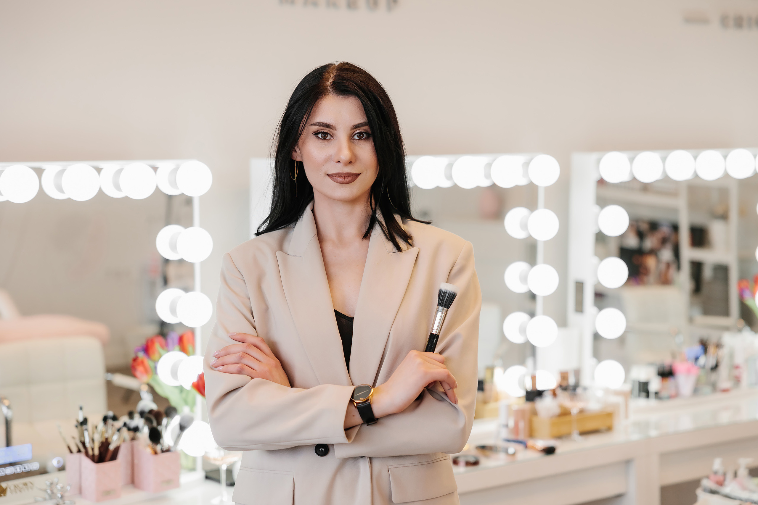 Trynkina Makeup 04.11.2023. Wedding family event photographer in Chicago Nick Yushevich